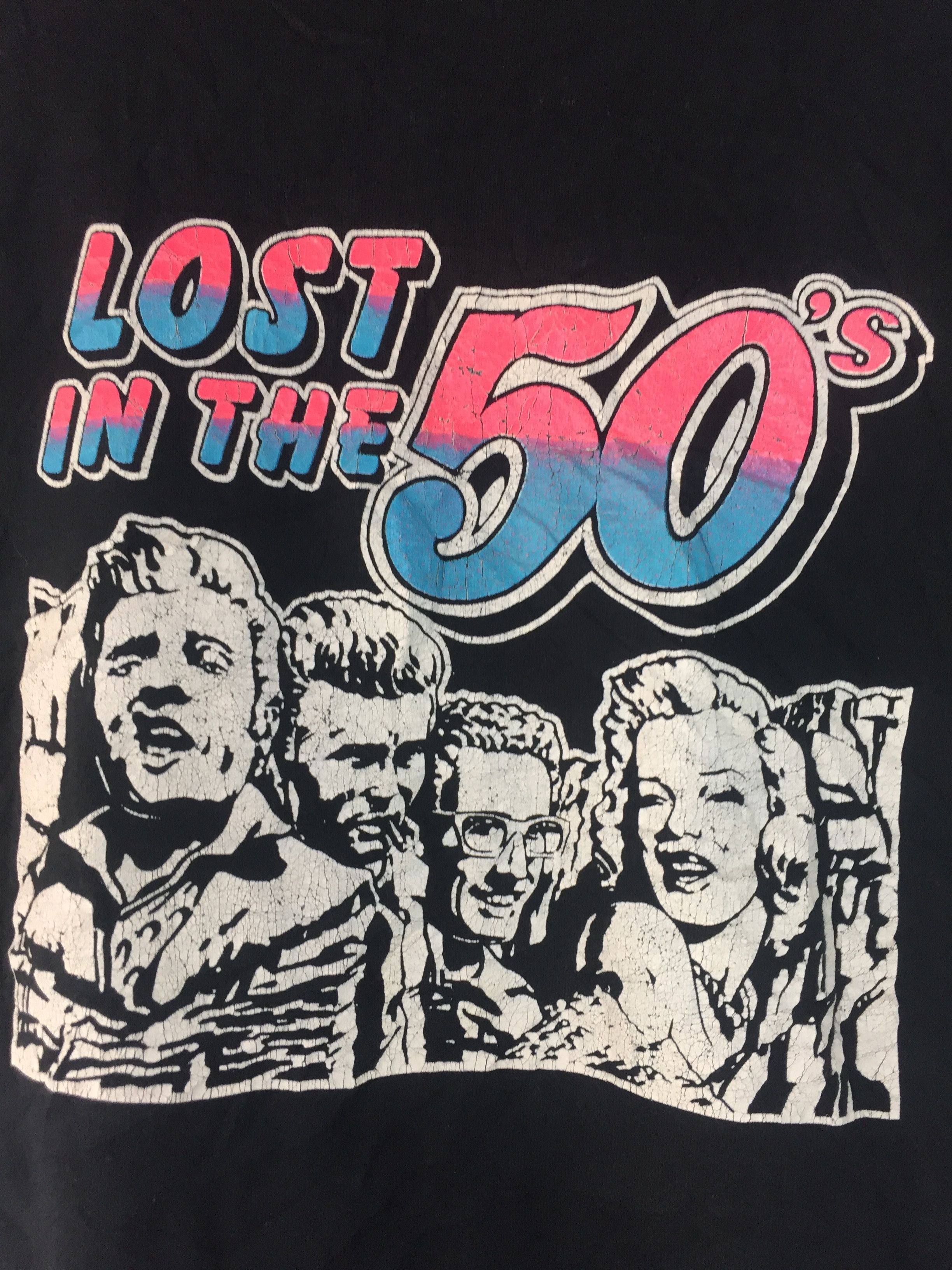 Fruit Of The Loom VTG LOST IN THE 50'S JAMES DEAN MARILYN MONROE Size US L / EU 52-54 / 3 - 2 Thumbnail
