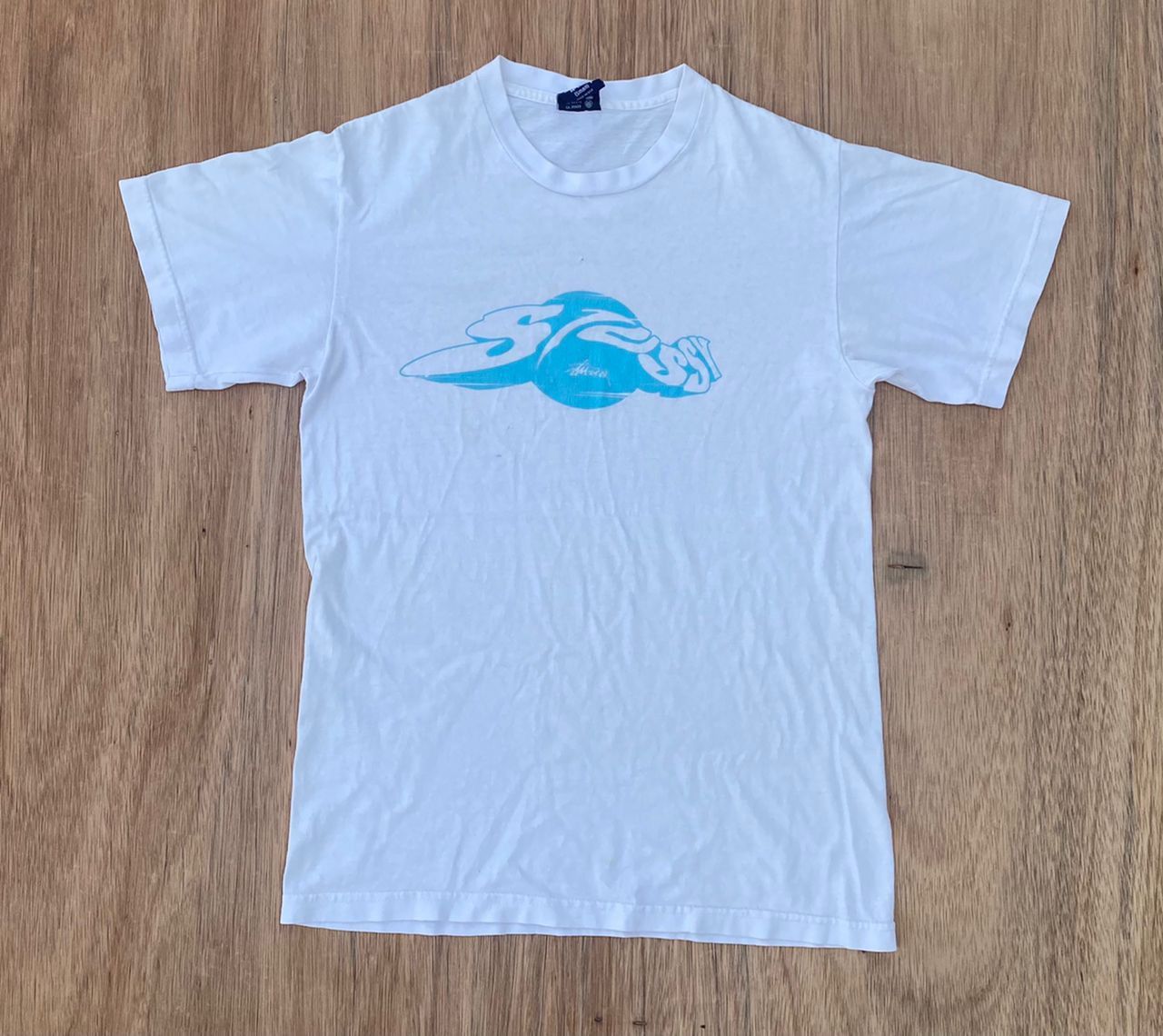Stussy × Vintage vintage tee E 1 stussy Size US S / EU 44-46 / 1 - 1 Thumbnail