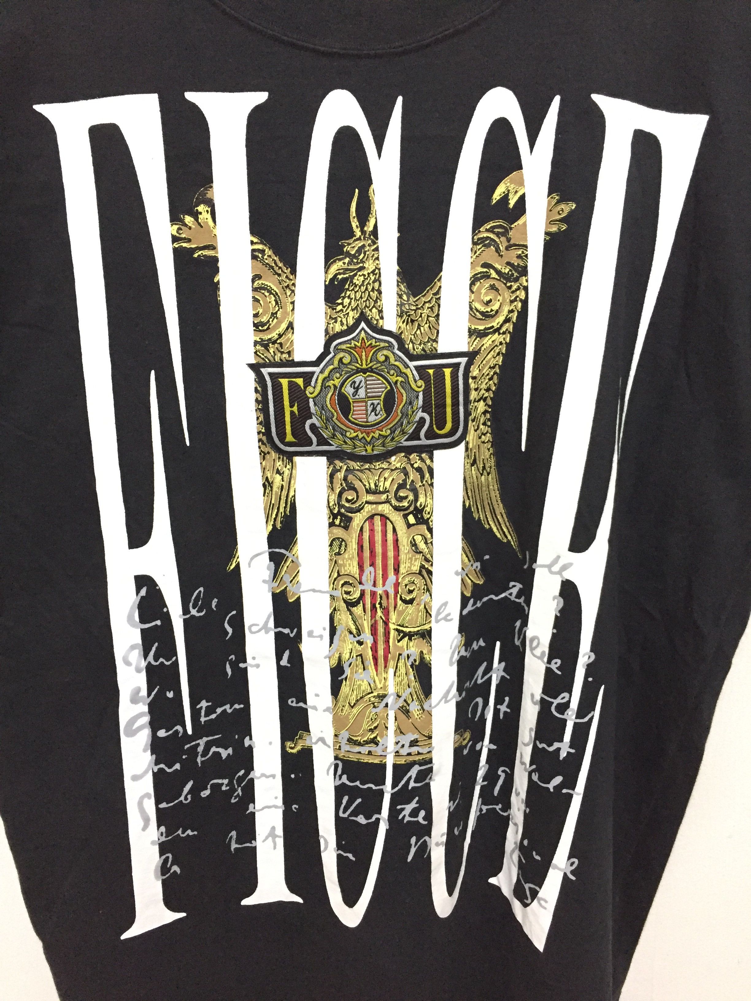 Japanese Brand × Vintage × Yoshiyuki Konishi 80's FICCE iconic celeste eagle tee Size US L / EU 52-54 / 3 - 5 Thumbnail