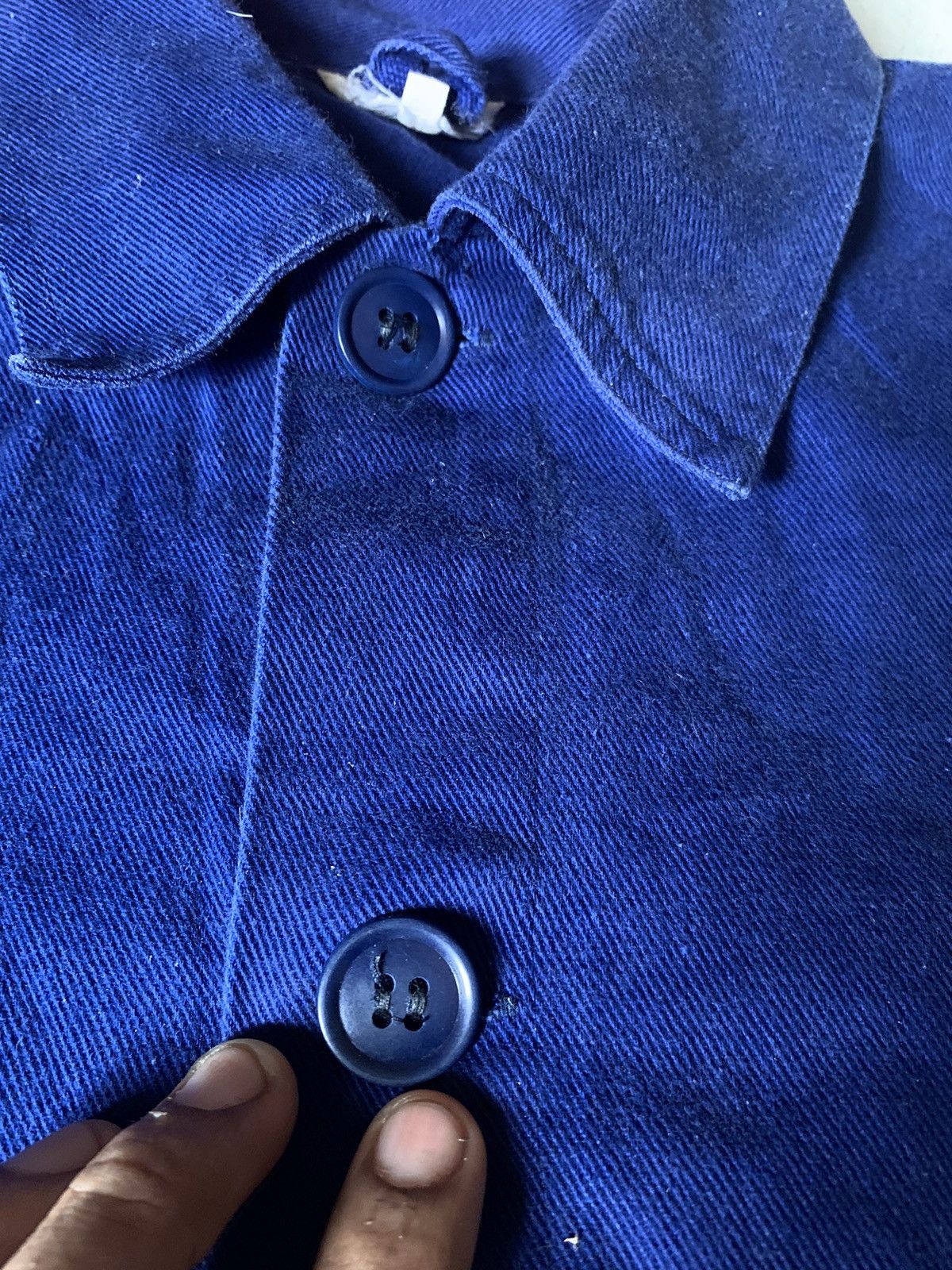 Vintage 80s FRENCH WORKER JACKET RARE Size US L / EU 52-54 / 3 - 6 Thumbnail