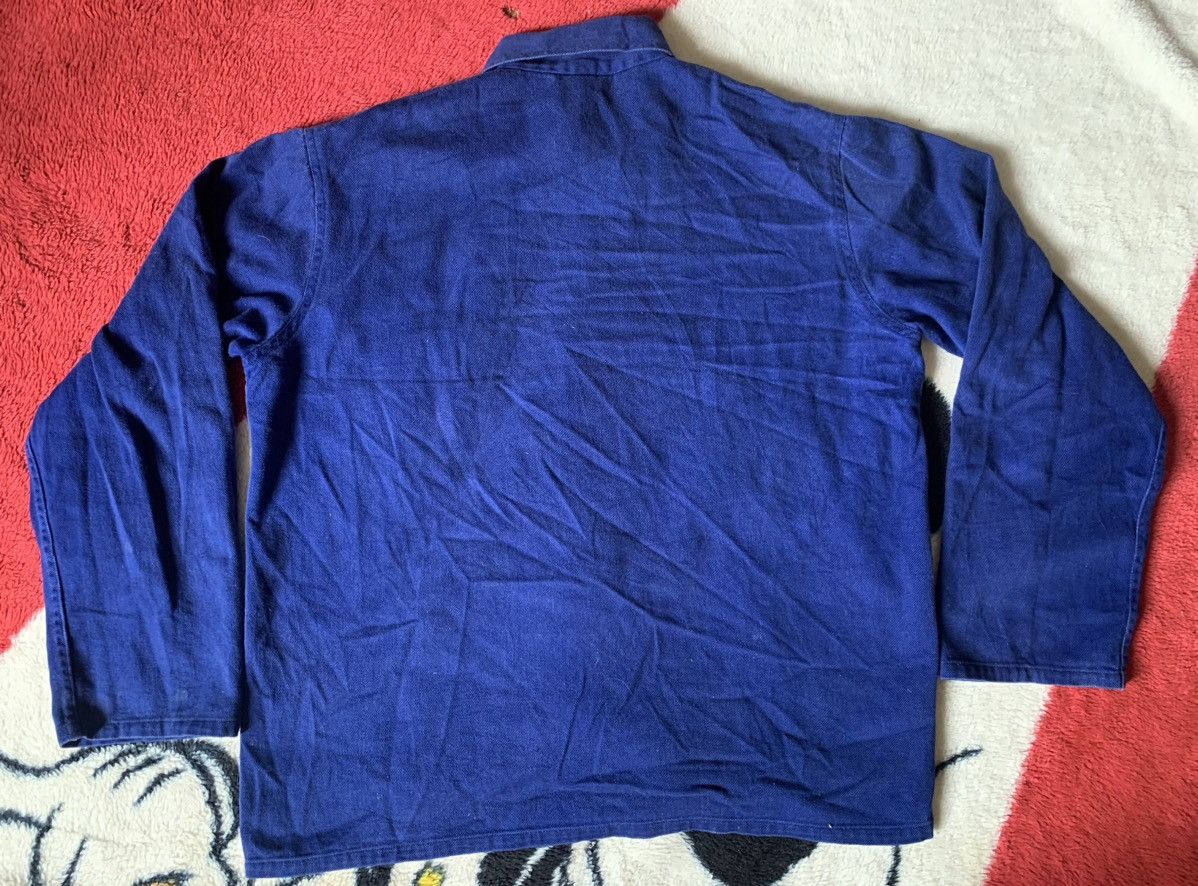 Vintage 80s FRENCH WORKER JACKET RARE Size US L / EU 52-54 / 3 - 4 Thumbnail