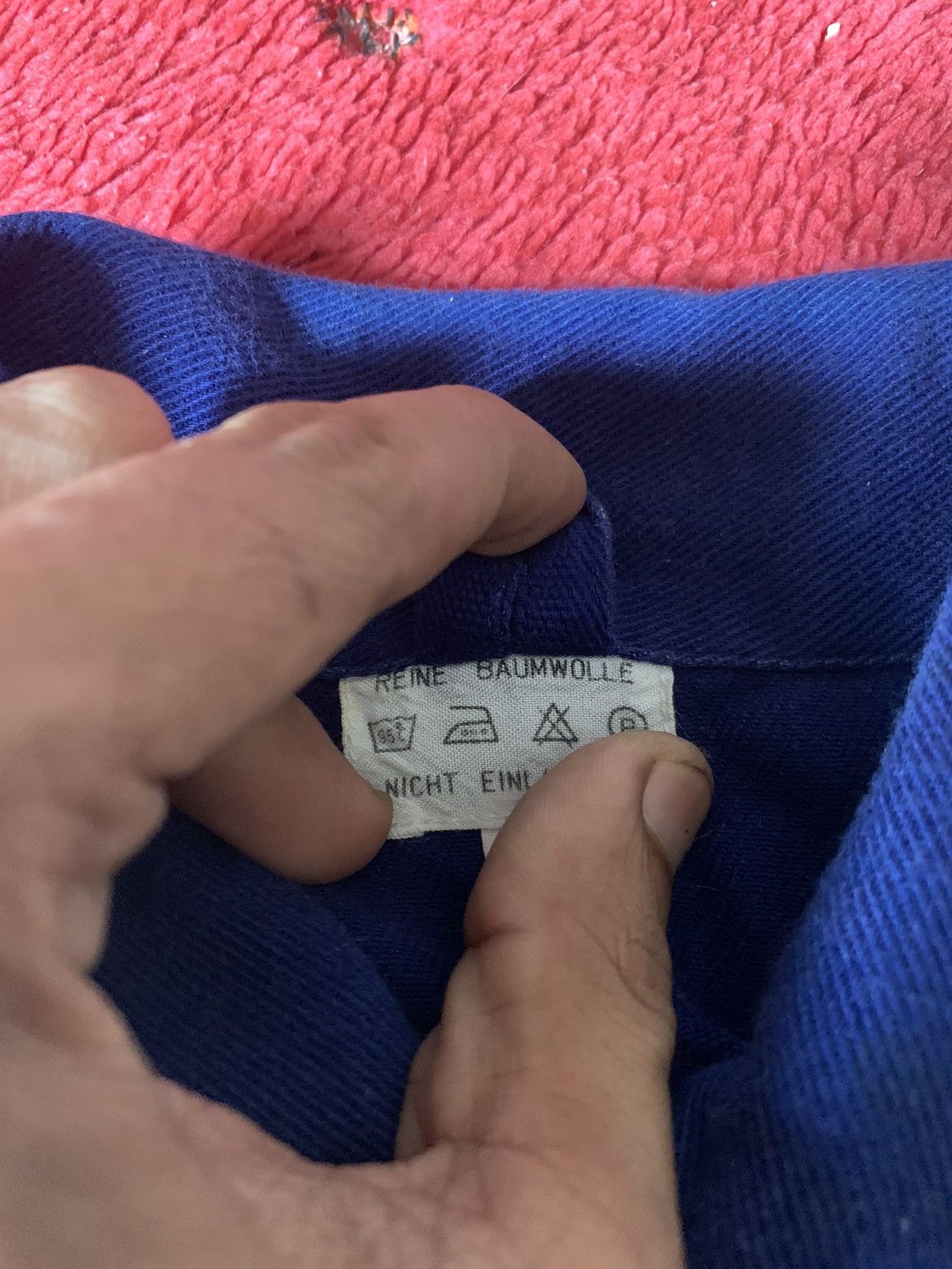 Vintage 80s FRENCH WORKER JACKET RARE Size US L / EU 52-54 / 3 - 8 Thumbnail