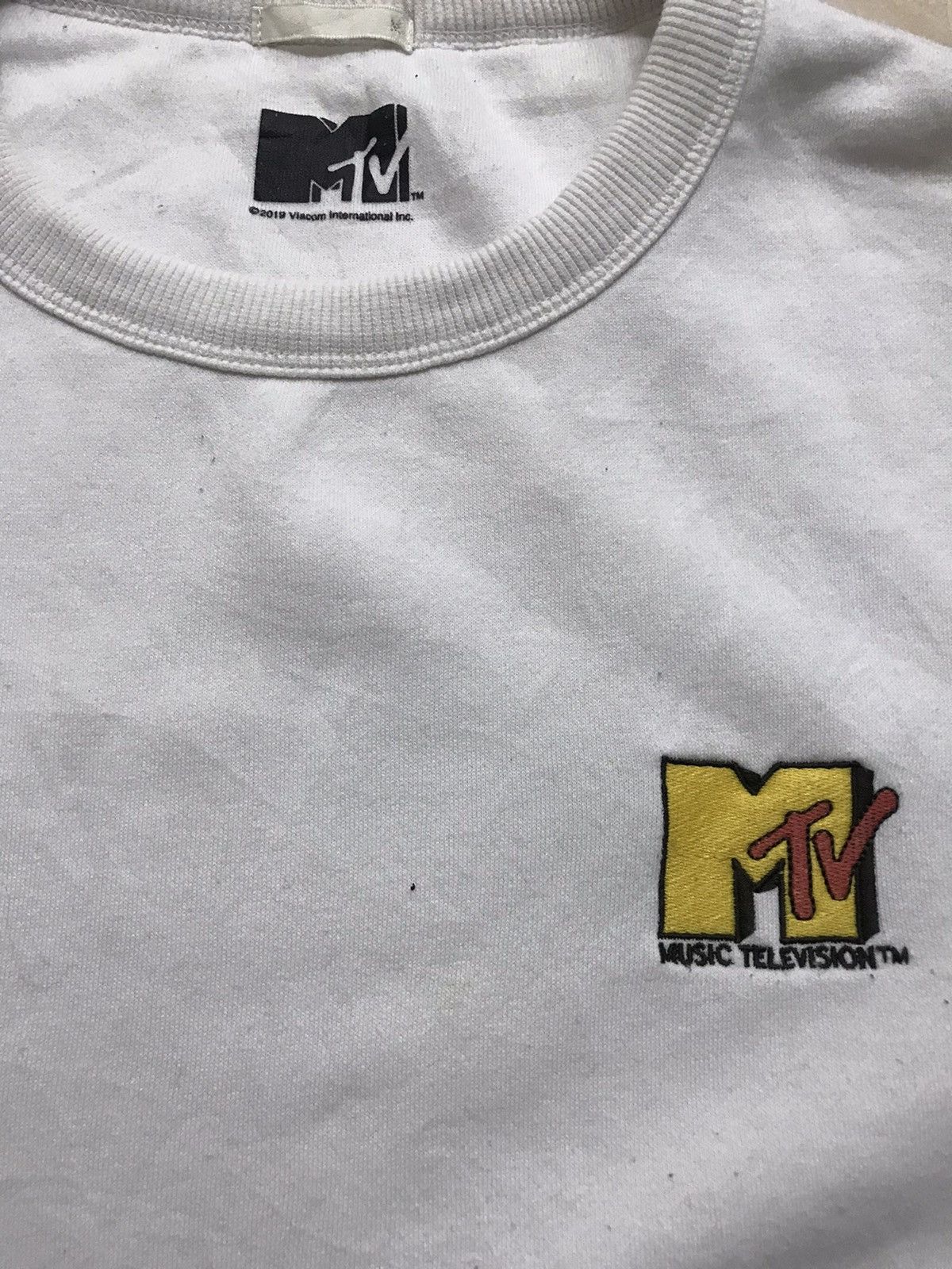 Mtv × Vintage Vintage Mtv Music Television Sweatshirt Embroidered Logo Size US M / EU 48-50 / 2 - 3 Thumbnail
