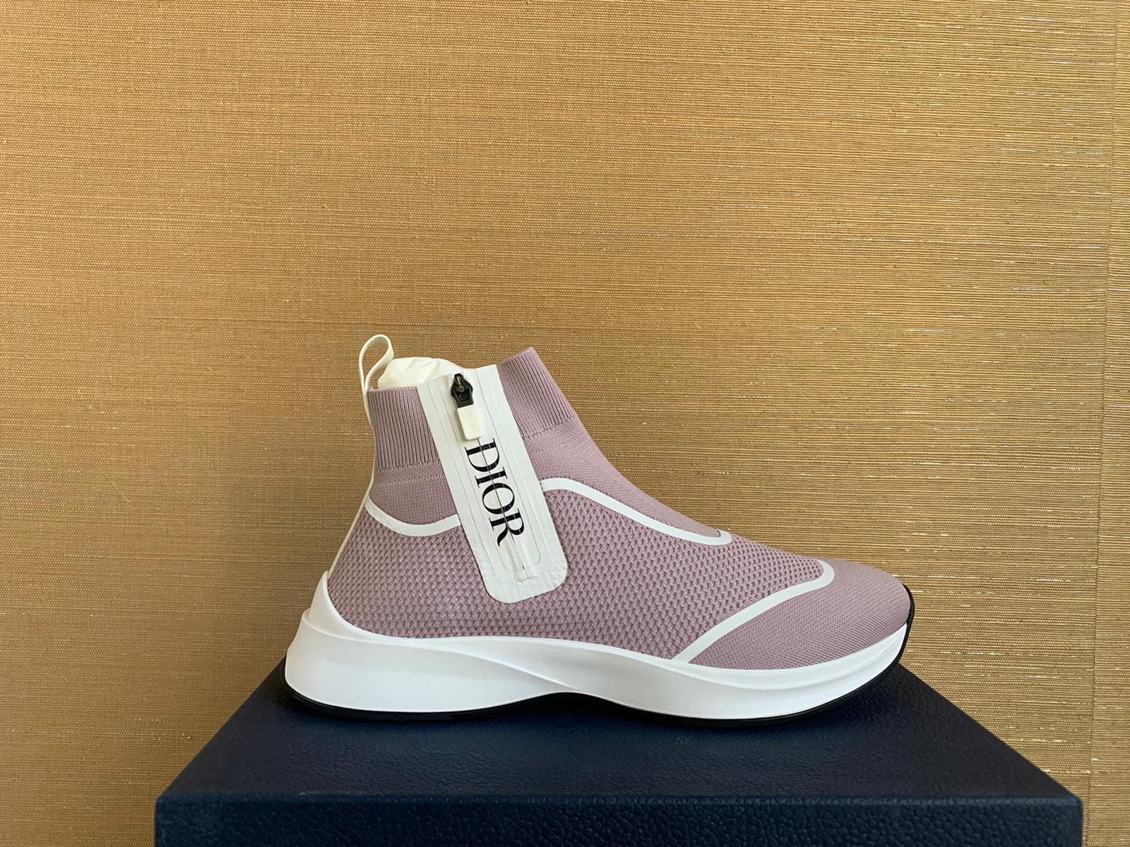 Dior B25 High Top Sneakers in Pink Size US 12 / EU 45 - 2 Thumbnail