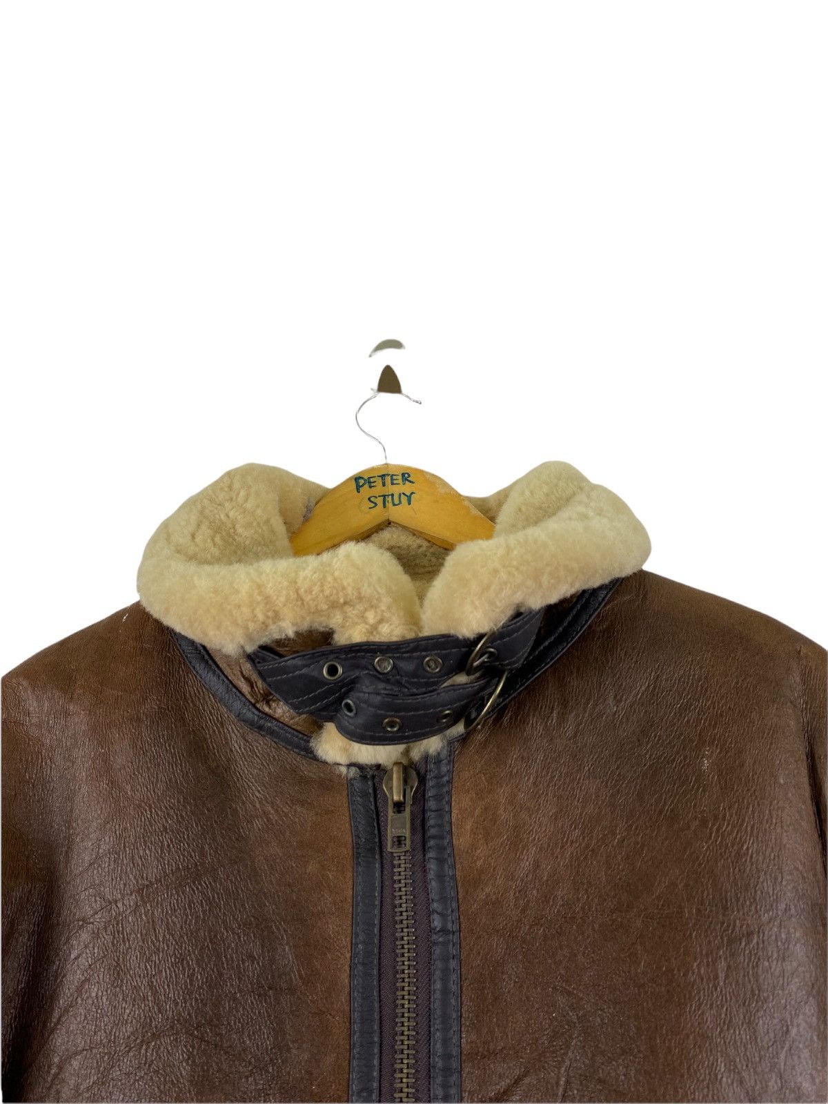 Vintage VINTAGE RARE B3 LEATHER JACKET Size US M / EU 48-50 / 2 - 2 Thumbnail