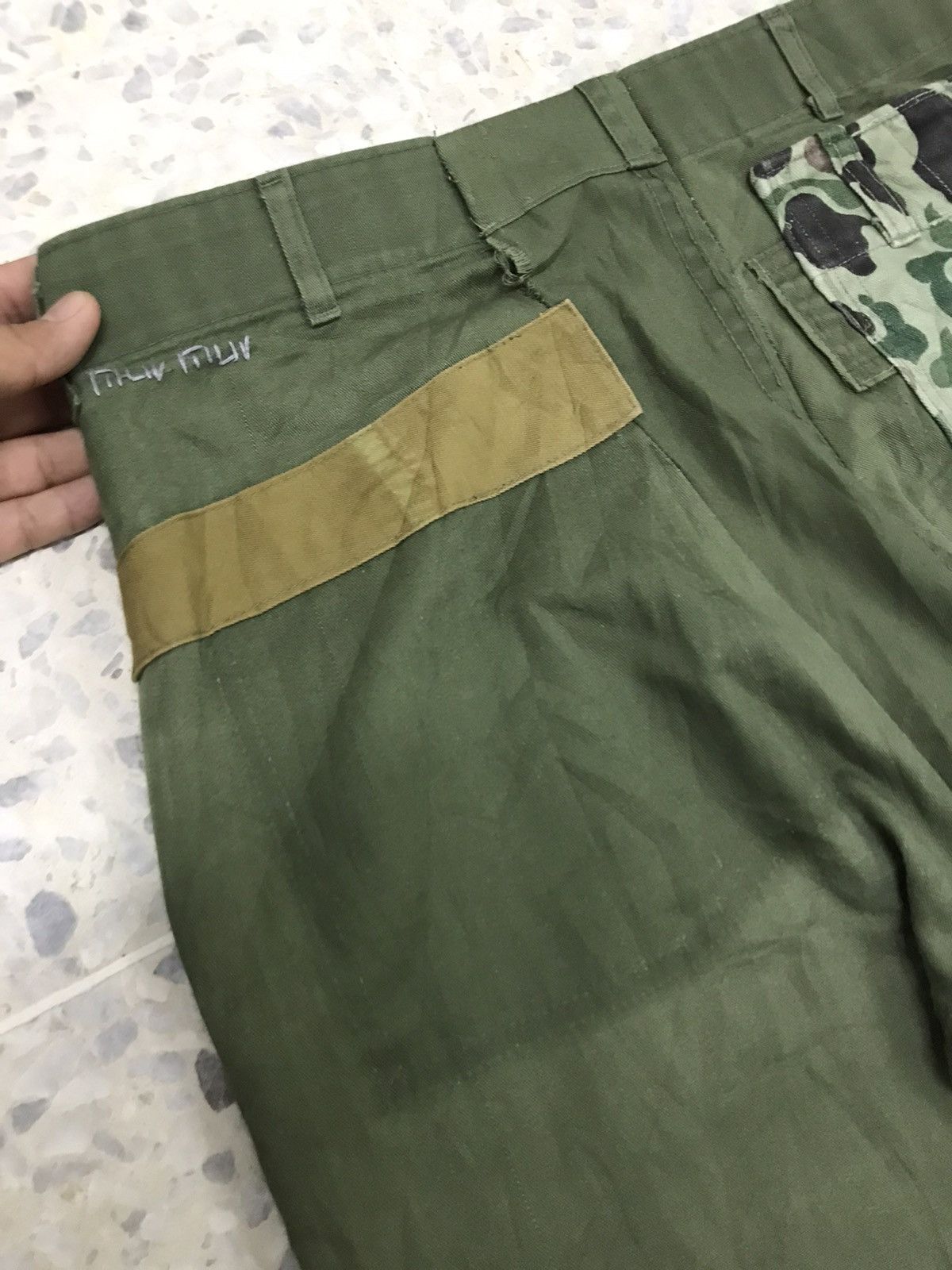 Vintage Vintage Army Custom Patchwork/Sashiko Pants Inspired Kapital Size US 30 / EU 46 - 9 Thumbnail