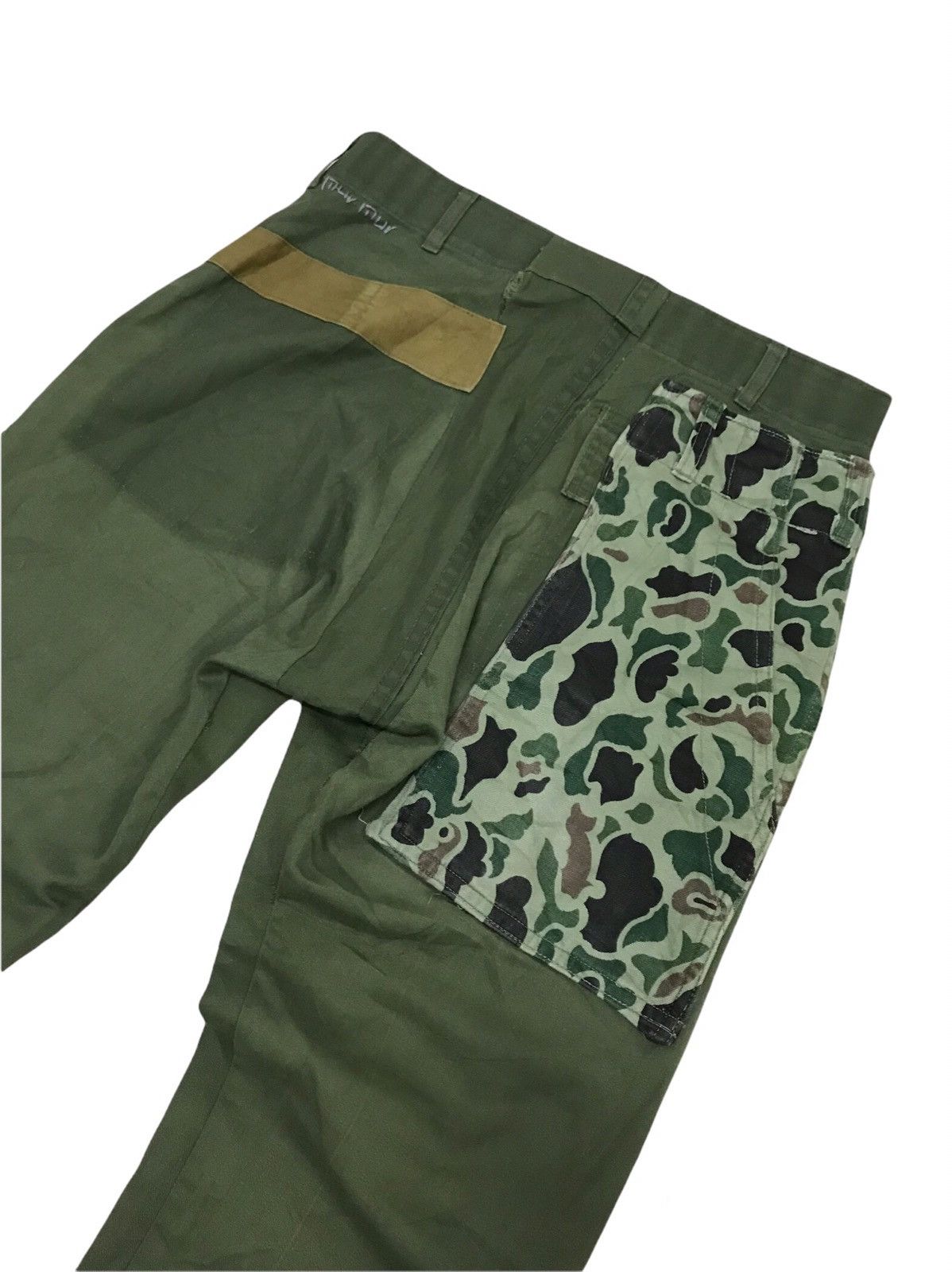Vintage Vintage Army Custom Patchwork/Sashiko Pants Inspired Kapital Size US 30 / EU 46 - 2 Thumbnail