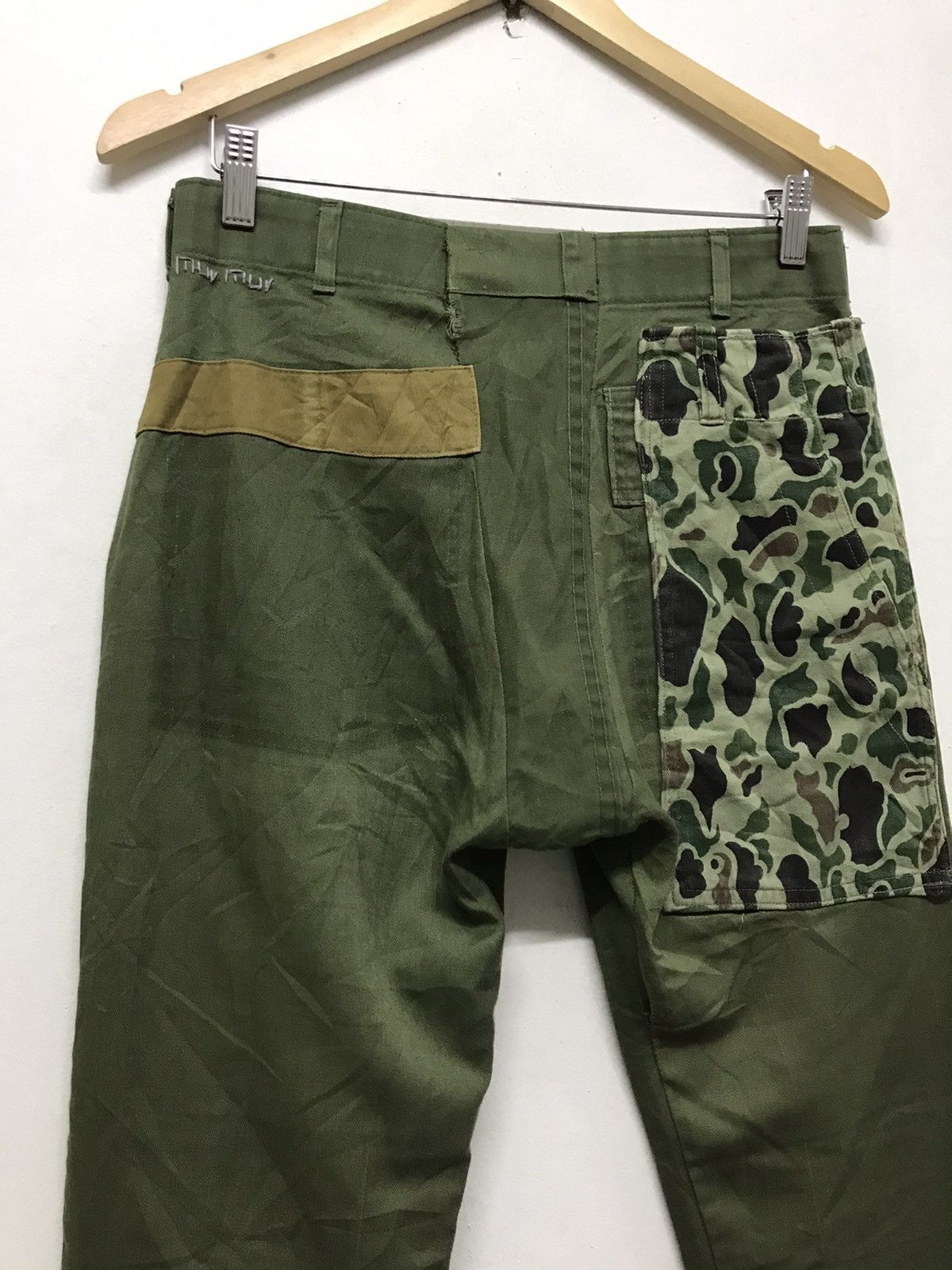 Vintage Vintage Army Custom Patchwork/Sashiko Pants Inspired Kapital Size US 30 / EU 46 - 15 Thumbnail