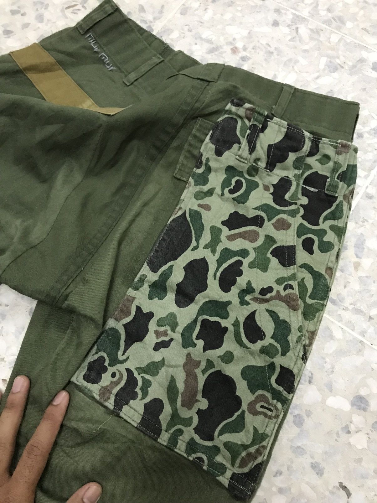 Vintage Vintage Army Custom Patchwork/Sashiko Pants Inspired Kapital Size US 30 / EU 46 - 6 Thumbnail