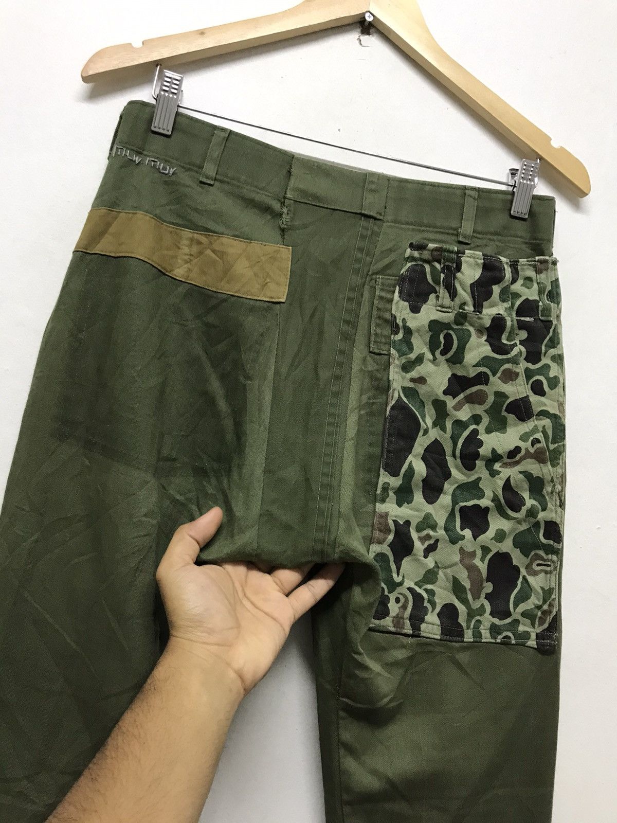 Vintage Vintage Army Custom Patchwork/Sashiko Pants Inspired Kapital Size US 30 / EU 46 - 13 Thumbnail