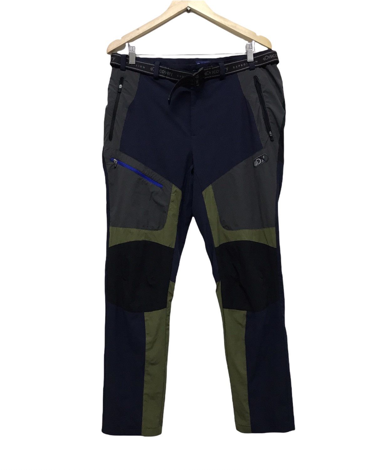 image of Outdoor Style Go Out Nice Designdiscovery Stretchable Outdoor Hiking Pants in Blue, Men's (Size 36)