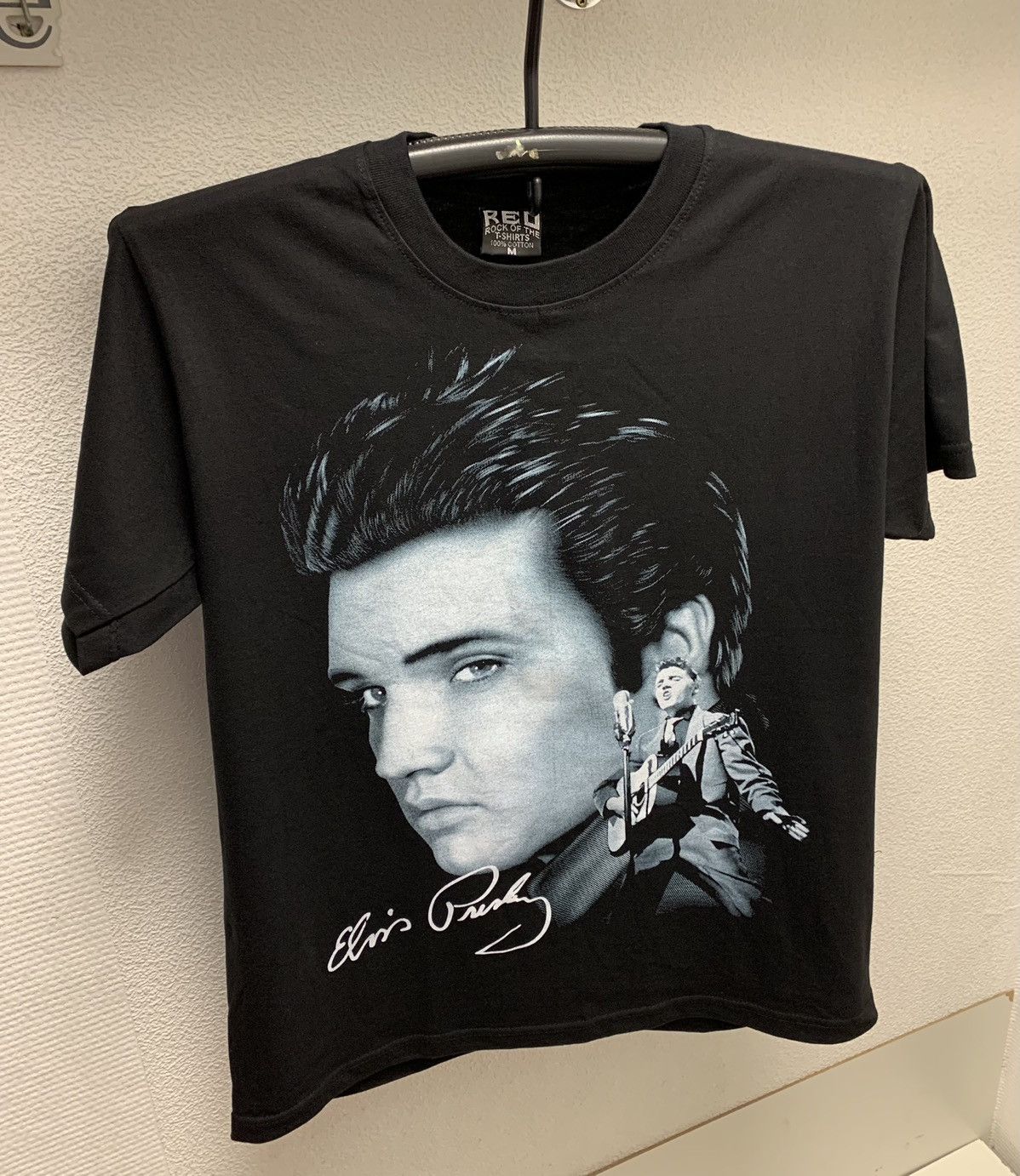 Band Tees Elvis Presley vintage rock black t-shirt Thailand M sz Size US M / EU 48-50 / 2 - 1 Thumbnail