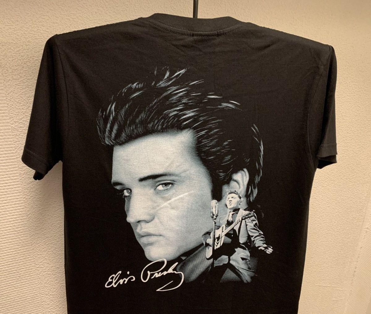Band Tees Elvis Presley vintage rock black t-shirt Thailand M sz Size US M / EU 48-50 / 2 - 4 Thumbnail
