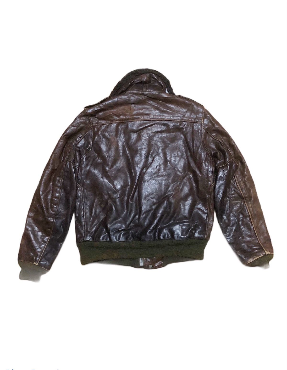Schott 🚀Vintage 1970s Schott Flight Jacket Cockpit Military Size US M / EU 48-50 / 2 - 2 Thumbnail