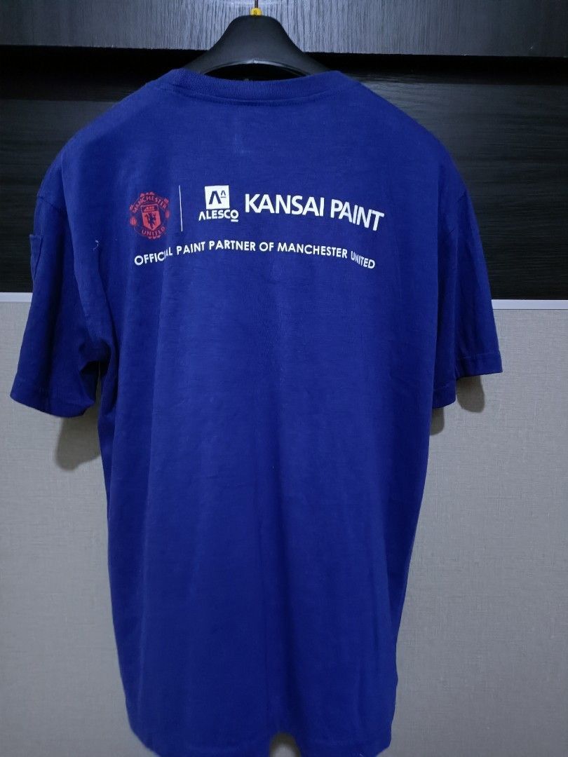 Vintage Vintage Manchester united x alesco kansai paint shirt Size US L / EU 52-54 / 3 - 5 Thumbnail