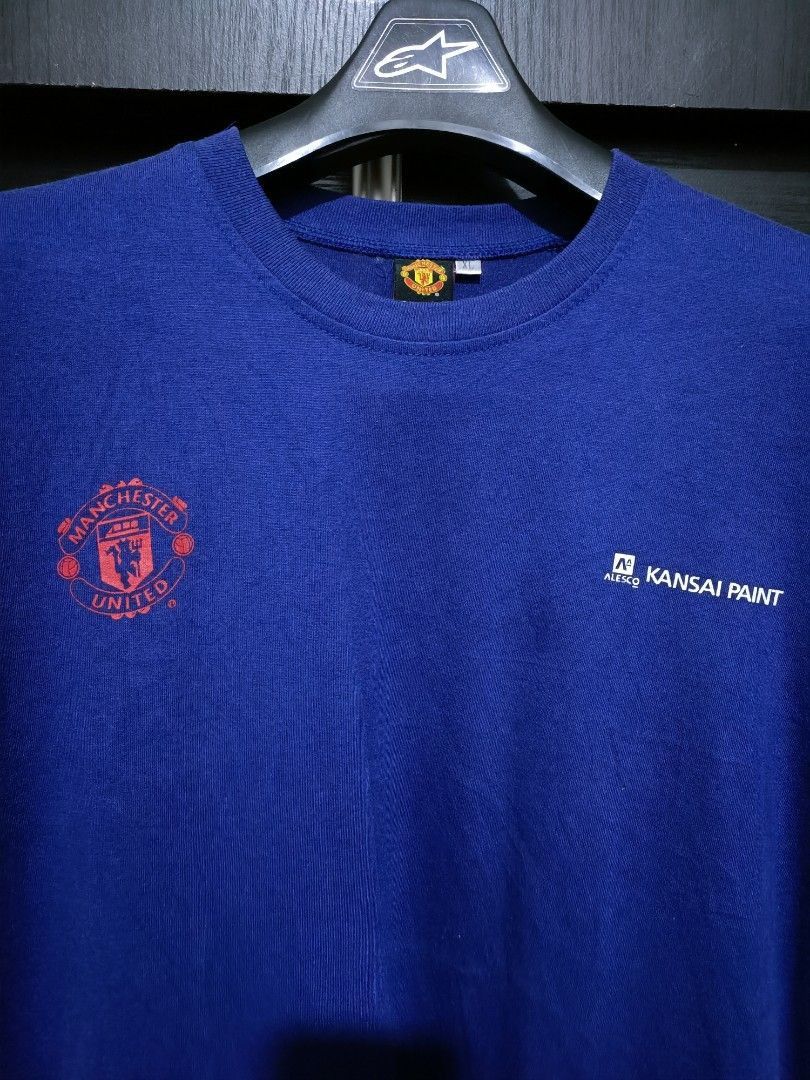 Vintage Vintage Manchester united x alesco kansai paint shirt Size US L / EU 52-54 / 3 - 2 Thumbnail