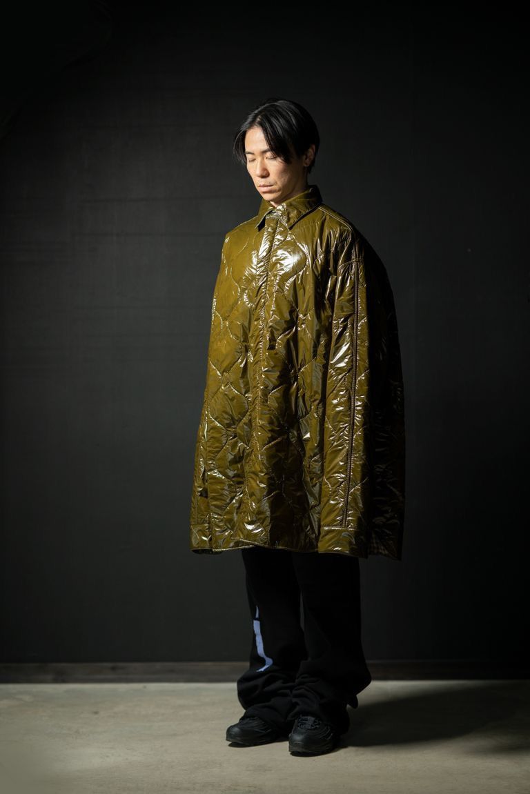 Raf Simons Quilted high-shine coat Size US XL / EU 56 / 4 - 12 Thumbnail