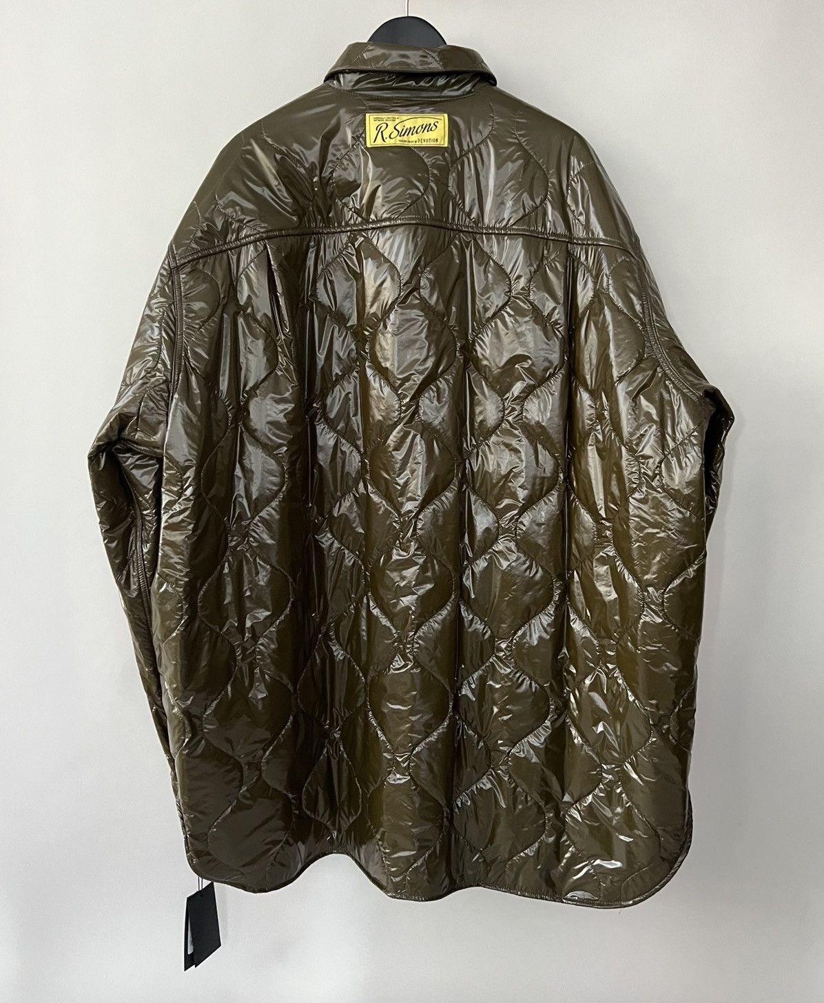 Raf Simons Quilted high-shine coat Size US XL / EU 56 / 4 - 2 Thumbnail