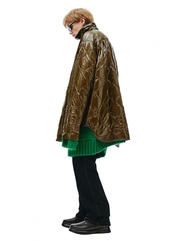 Raf Simons Quilted high-shine coat Size US XL / EU 56 / 4 - 10 Thumbnail