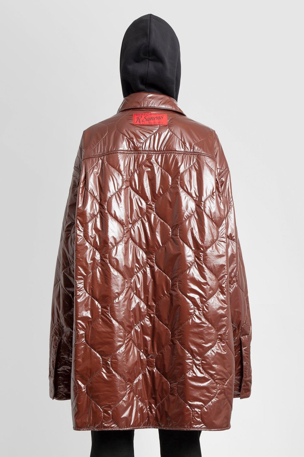 Raf Simons Quilted high-shine coat Size US L / EU 52-54 / 3 - 11 Thumbnail