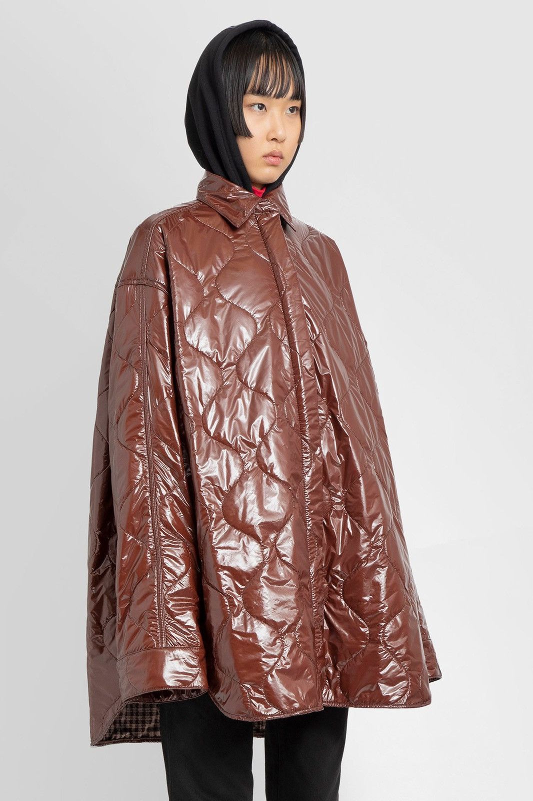 Raf Simons Quilted high-shine coat Size US L / EU 52-54 / 3 - 10 Thumbnail