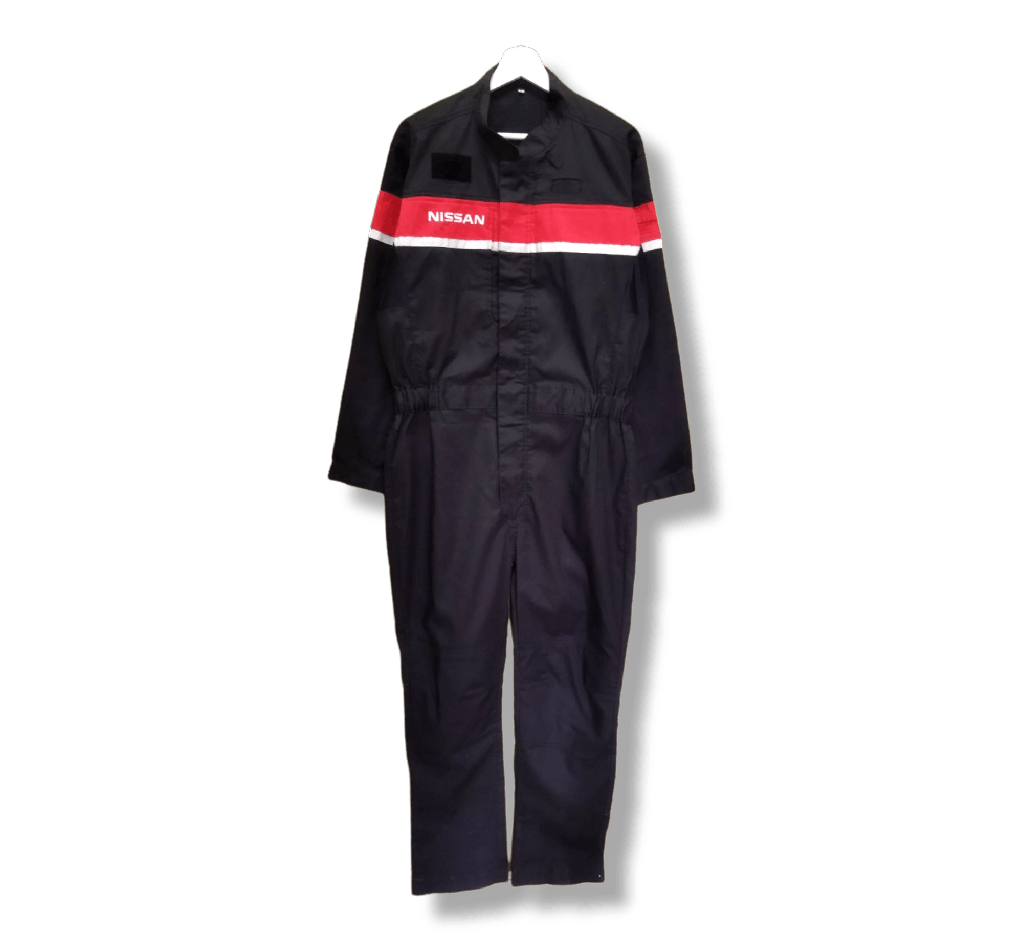 image of Racing x Sports Specialties vintage Nissan Coveralls in Black/Red, Men's (Size 36)