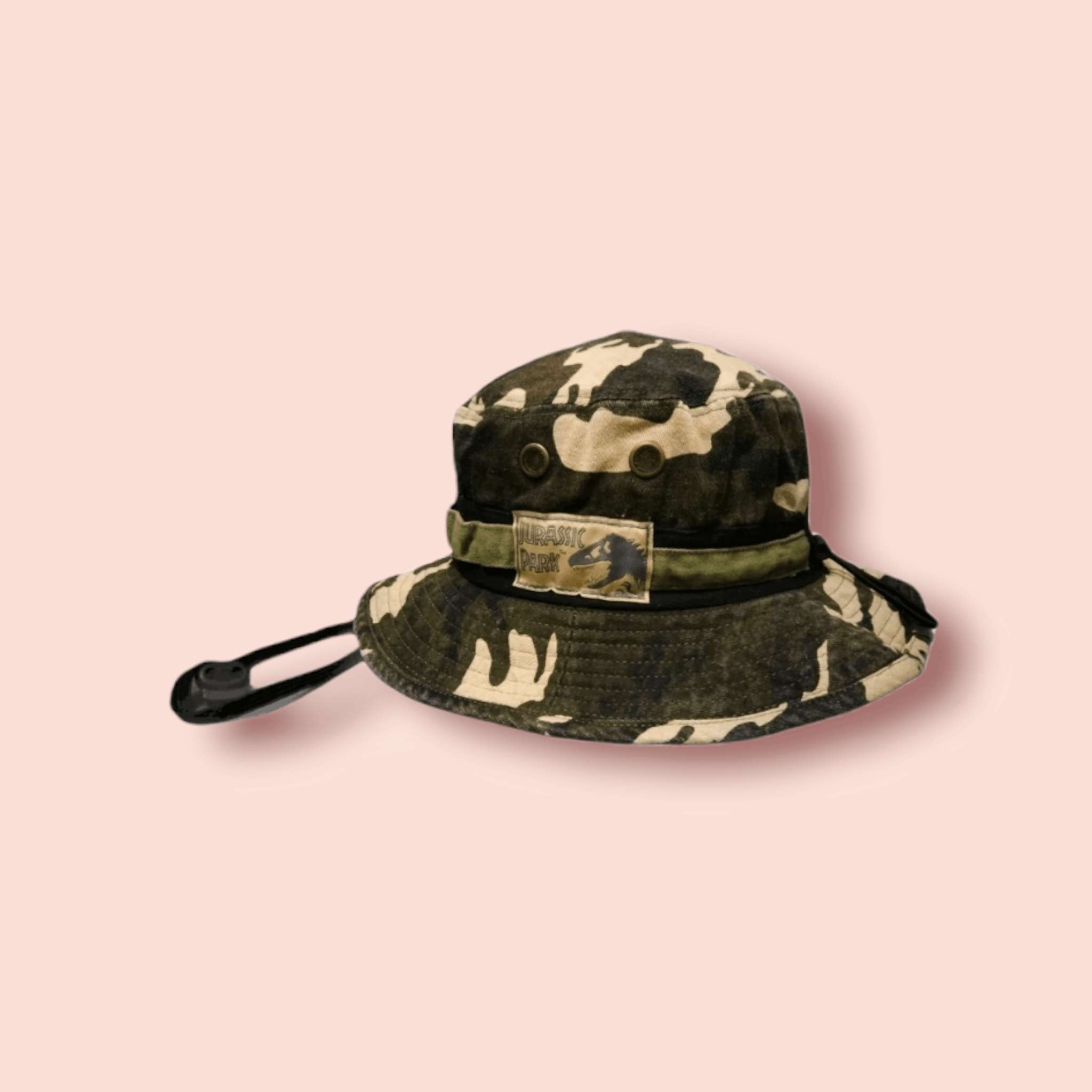 Universal Studios VINTAGE JURASSIC PARK CAMO BUCKET HAT Size ONE SIZE - 5 Thumbnail