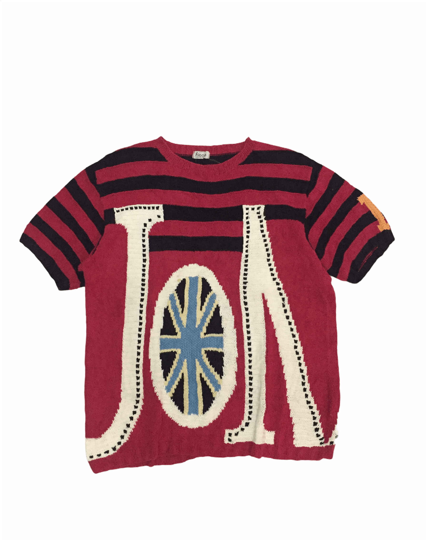 Yoshiyuki Konishi 80's FICCE Yoshiyuki Konishi intarsia Jacquard Paris knit Size US L / EU 52-54 / 3 - 2 Thumbnail