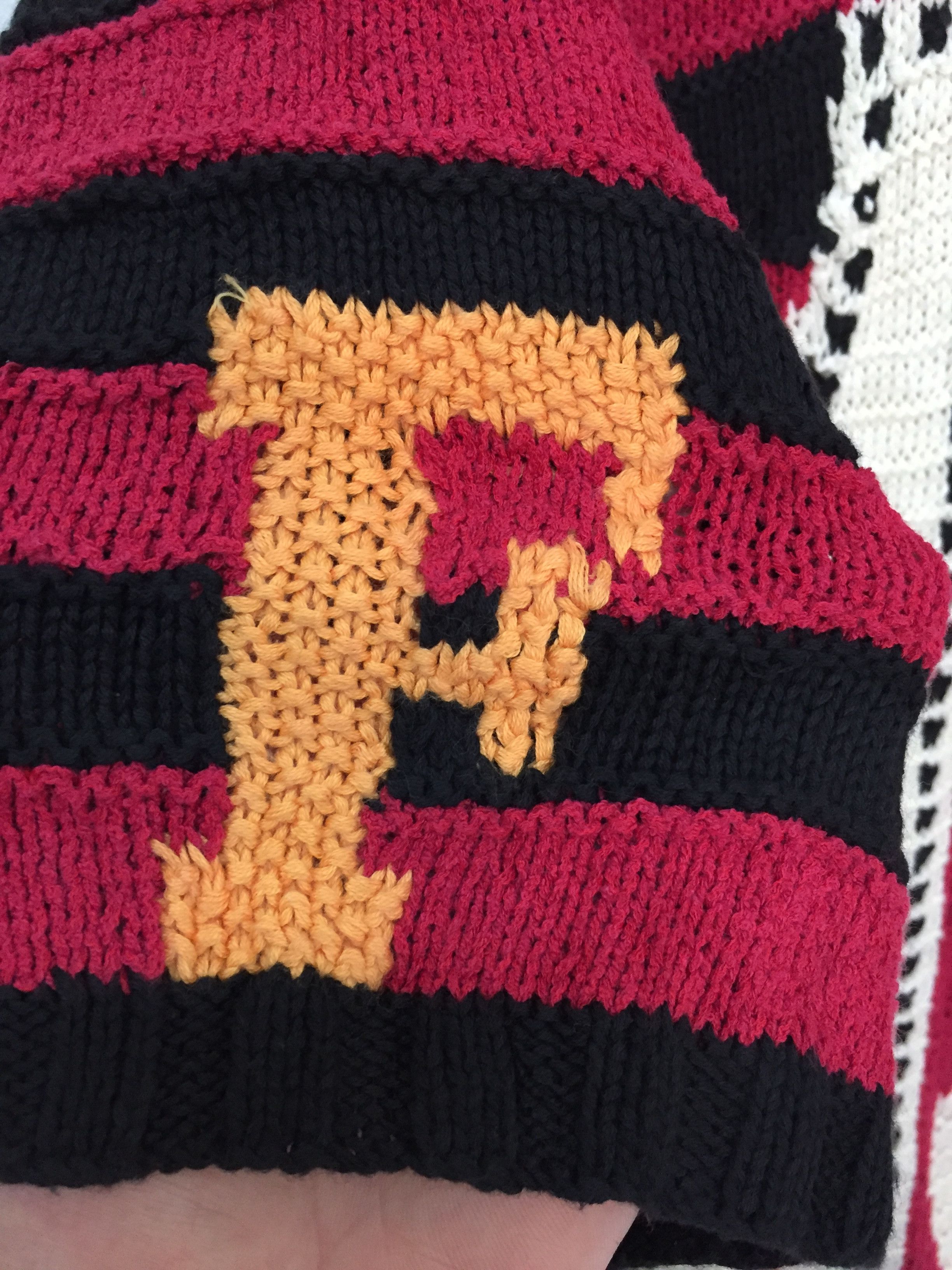 Yoshiyuki Konishi 80's FICCE Yoshiyuki Konishi intarsia Jacquard Paris knit Size US L / EU 52-54 / 3 - 14 Thumbnail