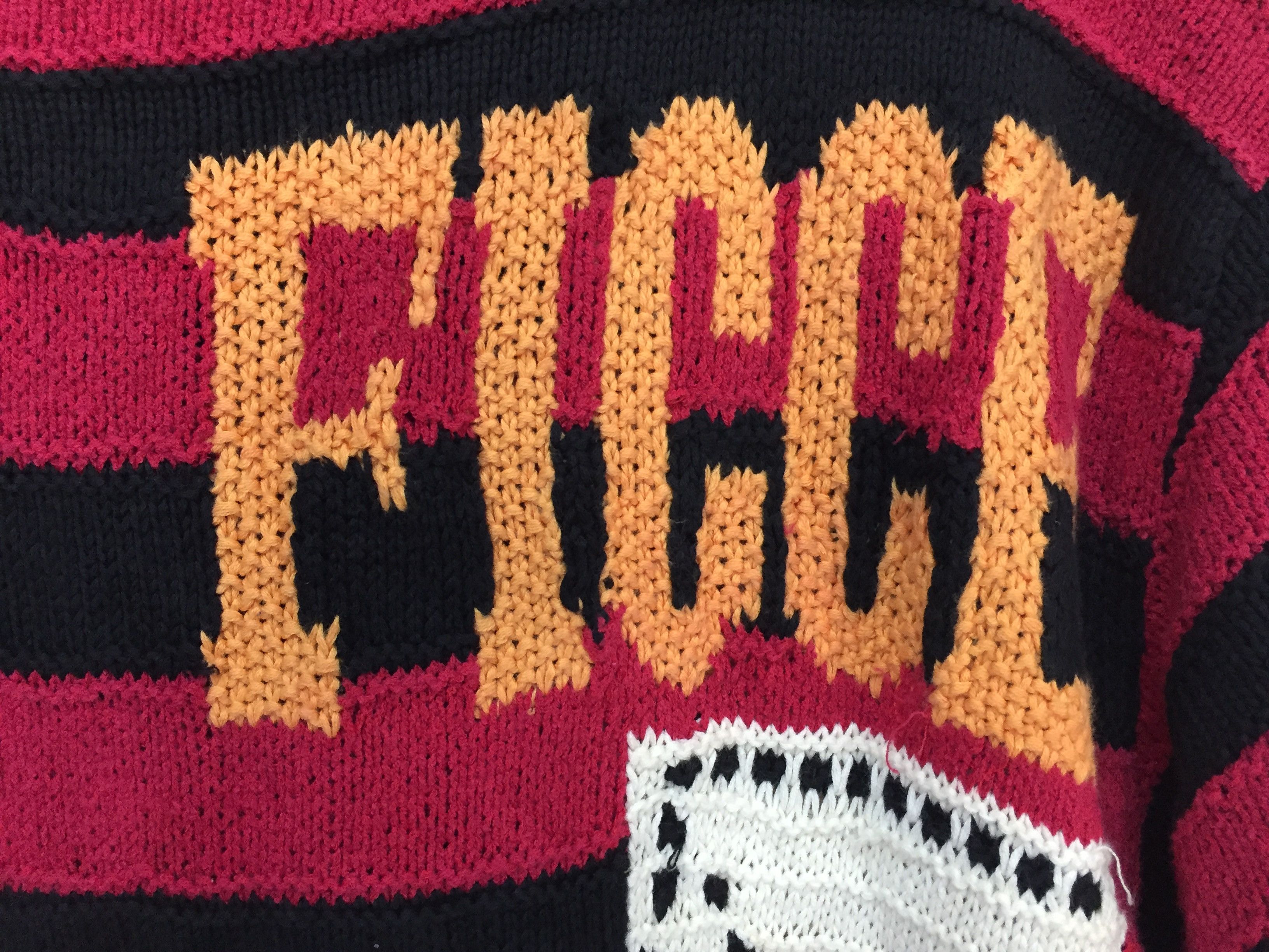 Yoshiyuki Konishi 80's FICCE Yoshiyuki Konishi intarsia Jacquard Paris knit Size US L / EU 52-54 / 3 - 12 Thumbnail