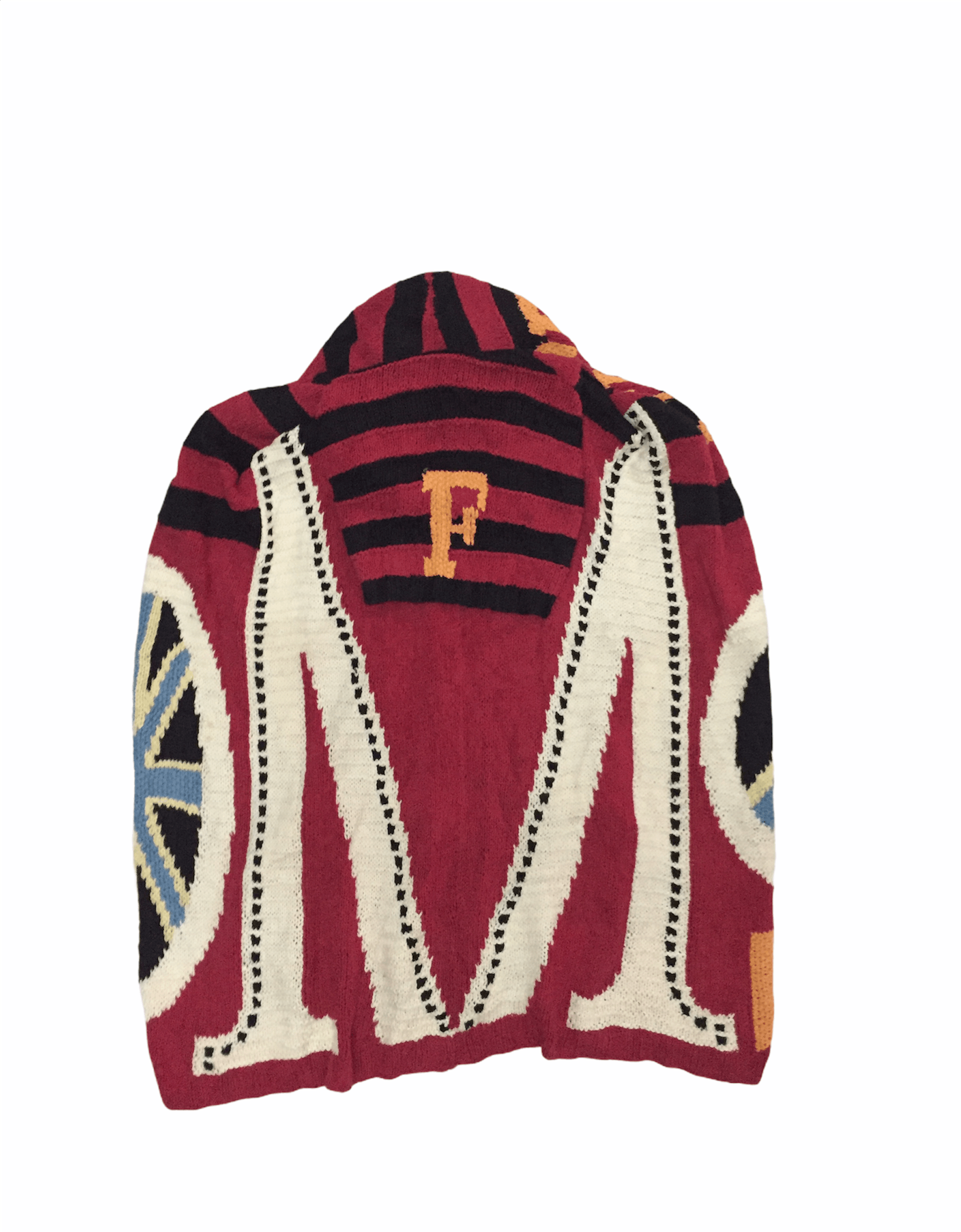 Yoshiyuki Konishi 80's FICCE Yoshiyuki Konishi intarsia Jacquard Paris knit Size US L / EU 52-54 / 3 - 4 Thumbnail