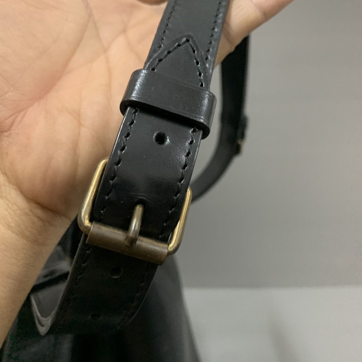 Louis Vuitton Louis Vuitton Epi Black Leather Petit Noe Bag Size ONE SIZE - 9 Thumbnail