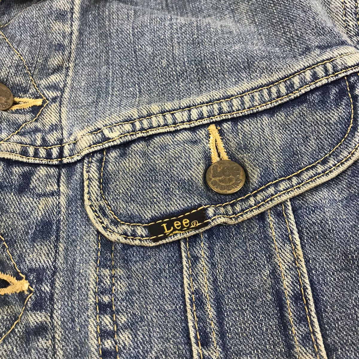 Lee × Vintage Vintage 70s 80s LEE RIDERS Sanforized denim jacket Size US M / EU 48-50 / 2 - 4 Thumbnail