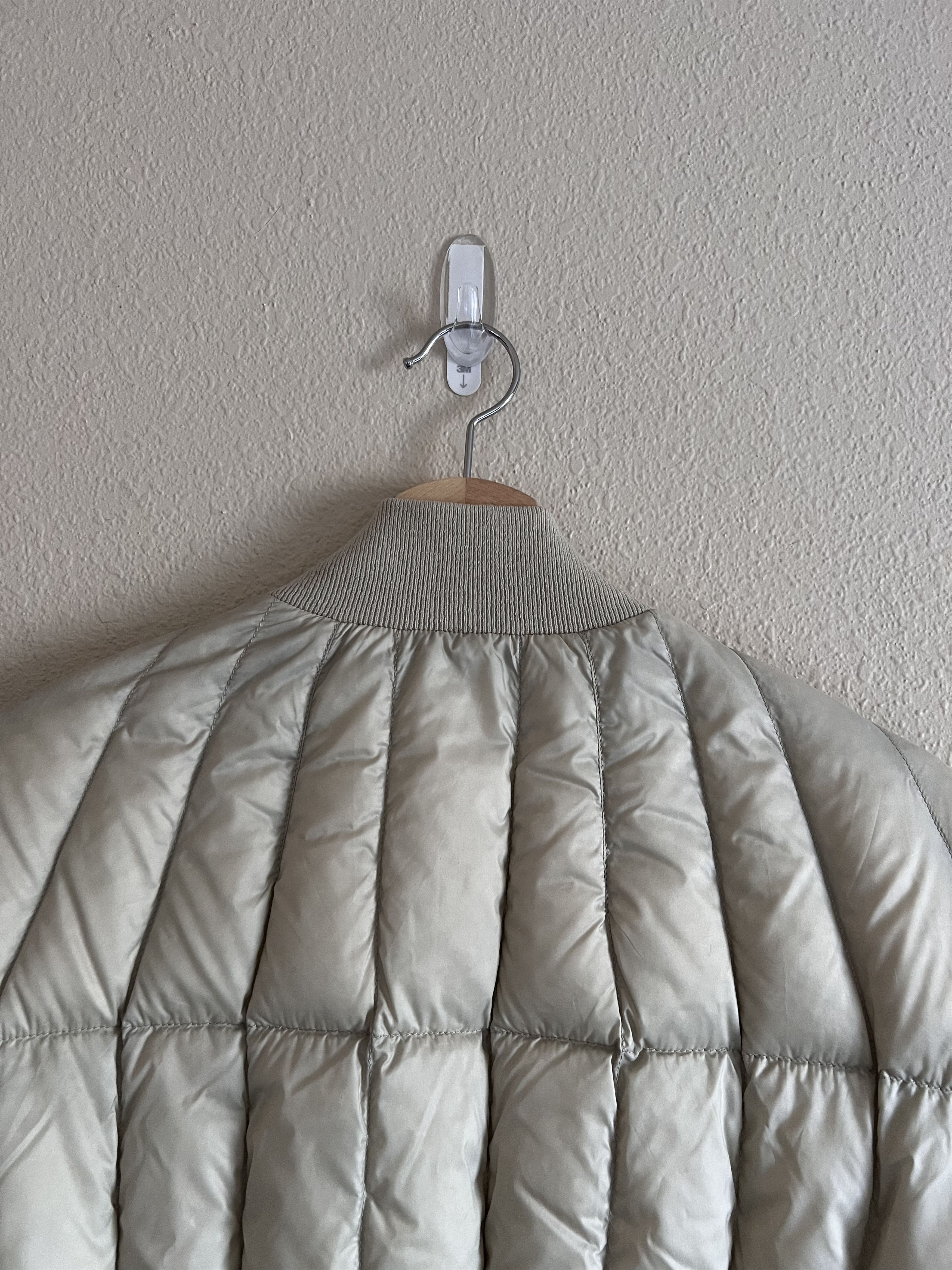 Rick Owens Rick Owens Fog Cropped Bomber Jacket in Pearl Size US L / EU 52-54 / 3 - 6 Thumbnail
