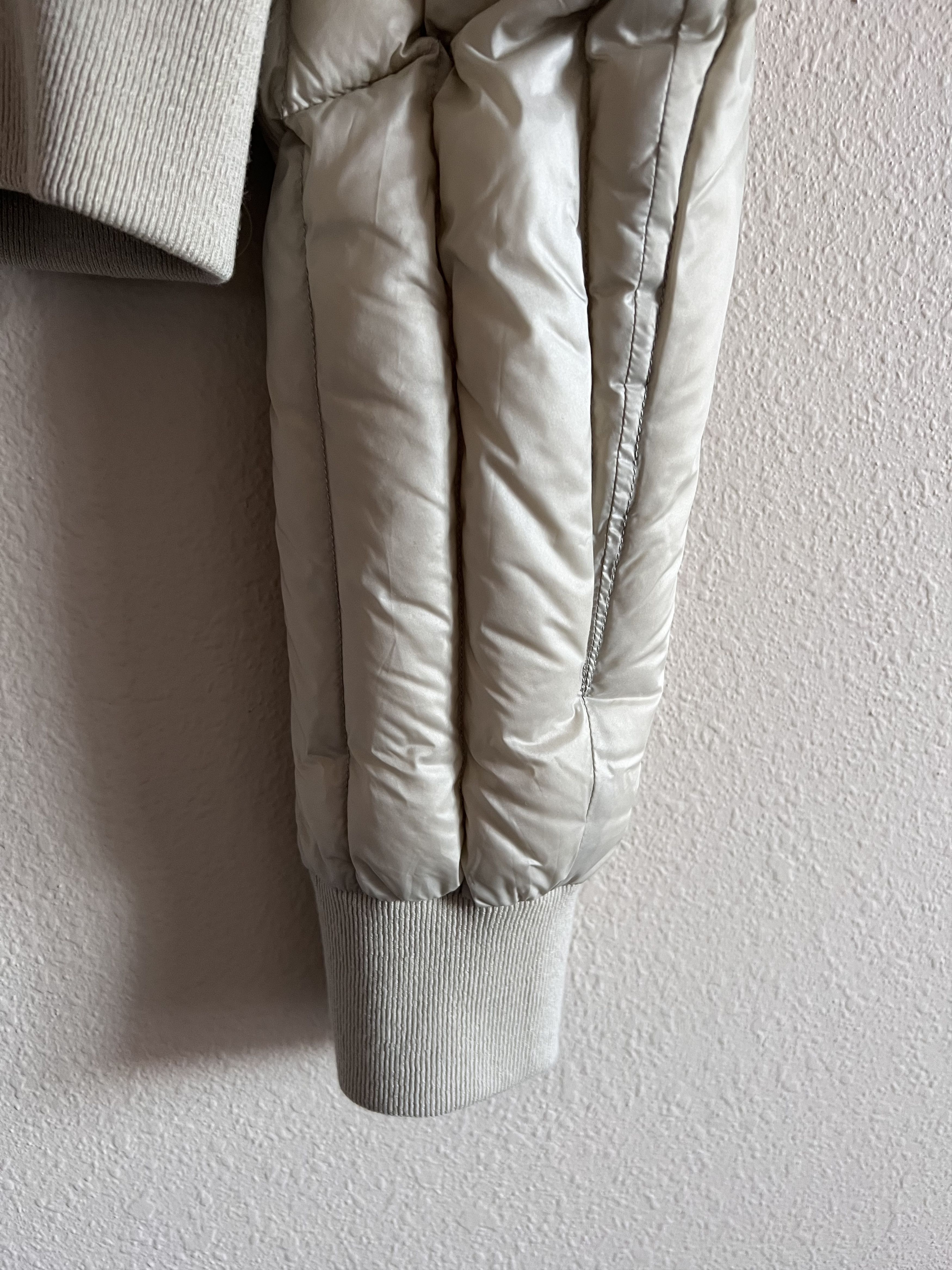Rick Owens Rick Owens Fog Cropped Bomber Jacket in Pearl Size US L / EU 52-54 / 3 - 8 Thumbnail