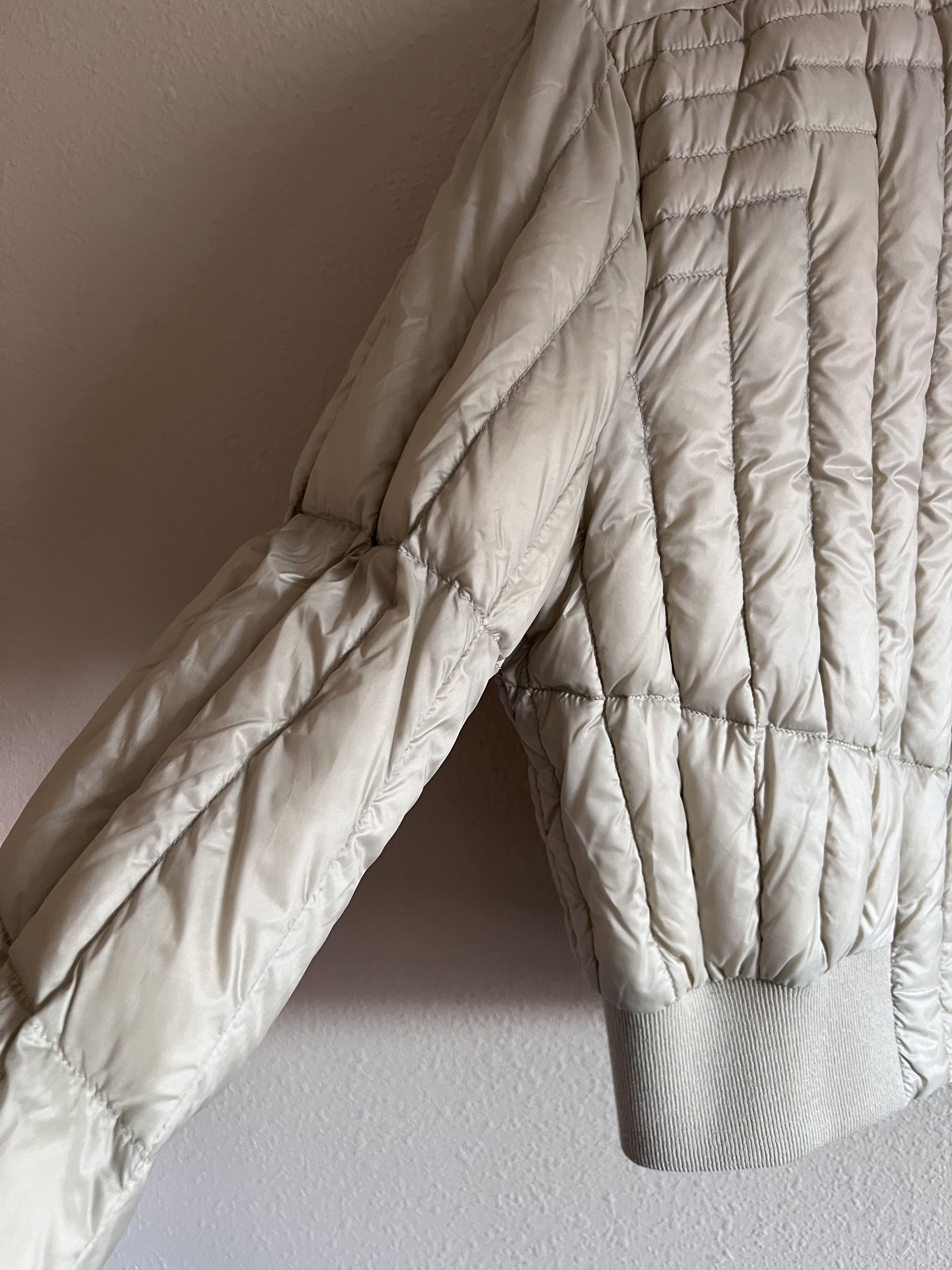 Rick Owens Rick Owens Fog Cropped Bomber Jacket in Pearl Size US L / EU 52-54 / 3 - 4 Thumbnail
