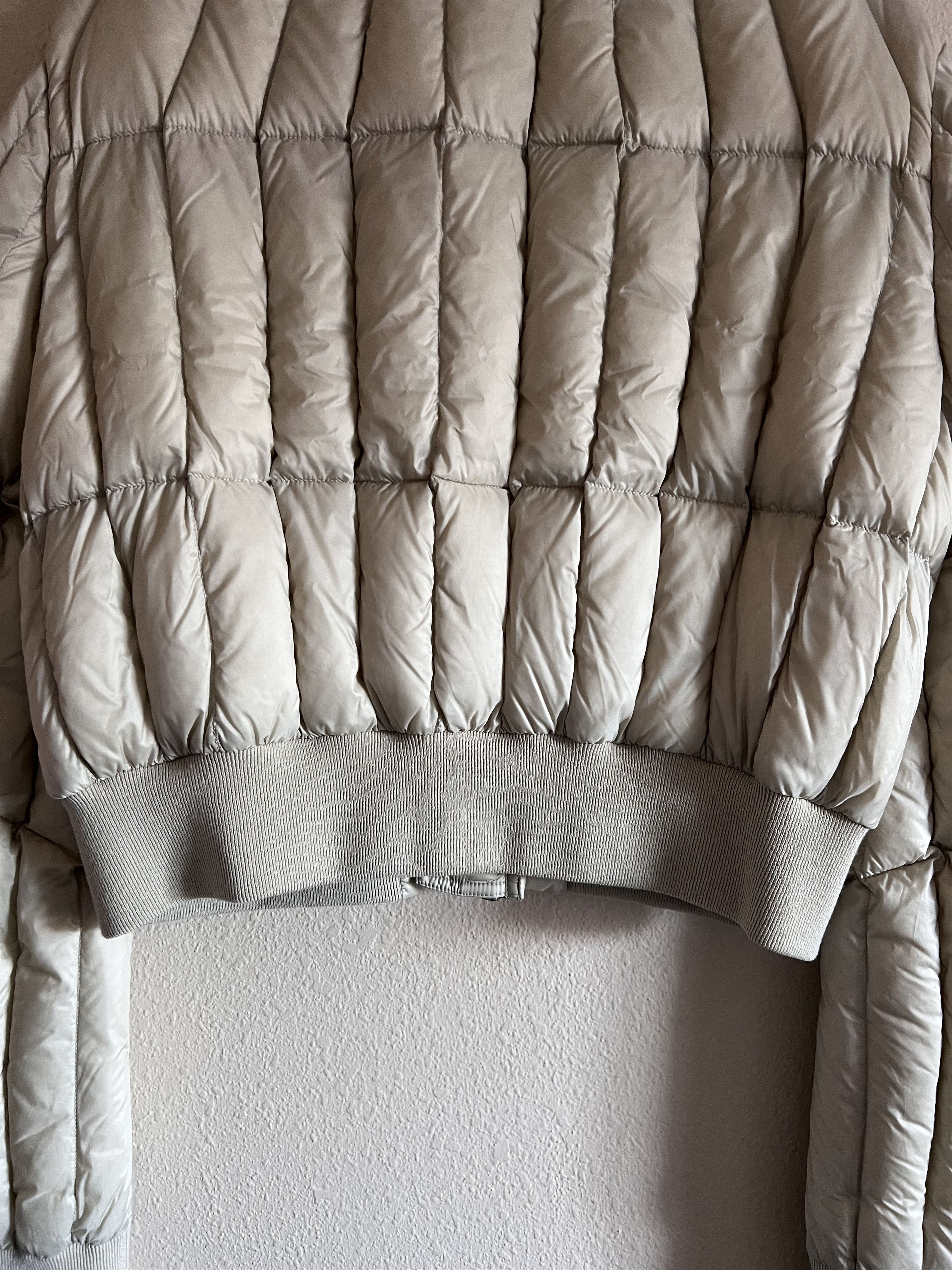 Rick Owens Rick Owens Fog Cropped Bomber Jacket in Pearl Size US L / EU 52-54 / 3 - 7 Thumbnail