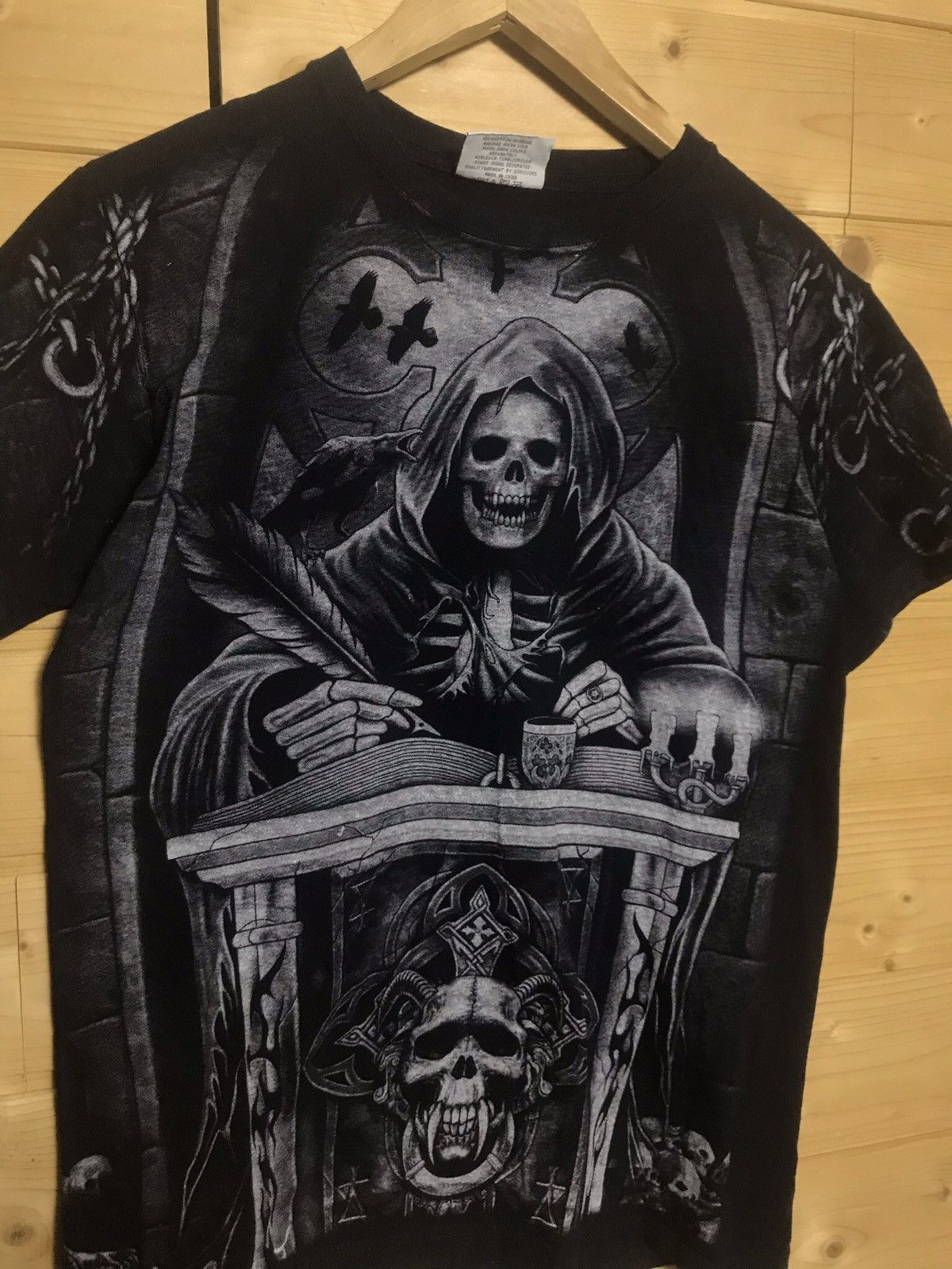 Vintage Vintage skeleton t-shirt Size US S / EU 44-46 / 1 - 2 Thumbnail