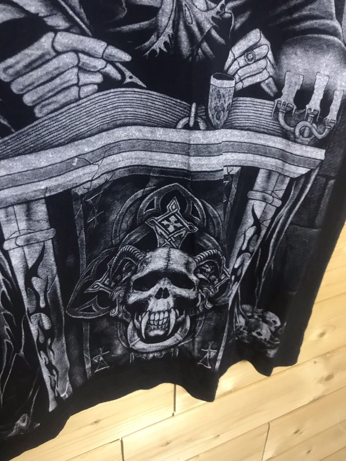 Vintage Vintage skeleton t-shirt Size US S / EU 44-46 / 1 - 5 Thumbnail