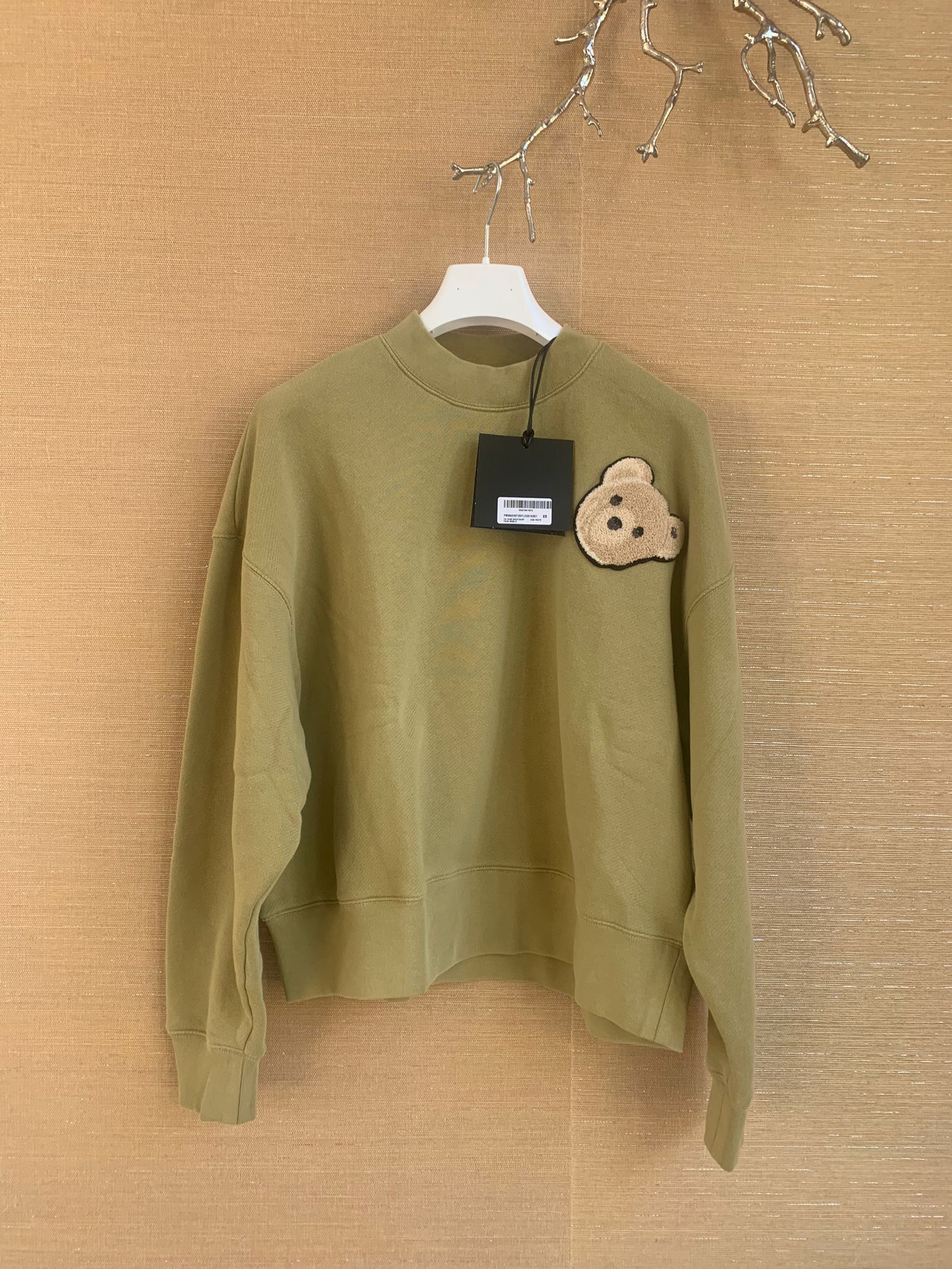 Palm Angels Kill Bear Sweater in Olive Size US XS / EU 42 / 0 - 6 Thumbnail