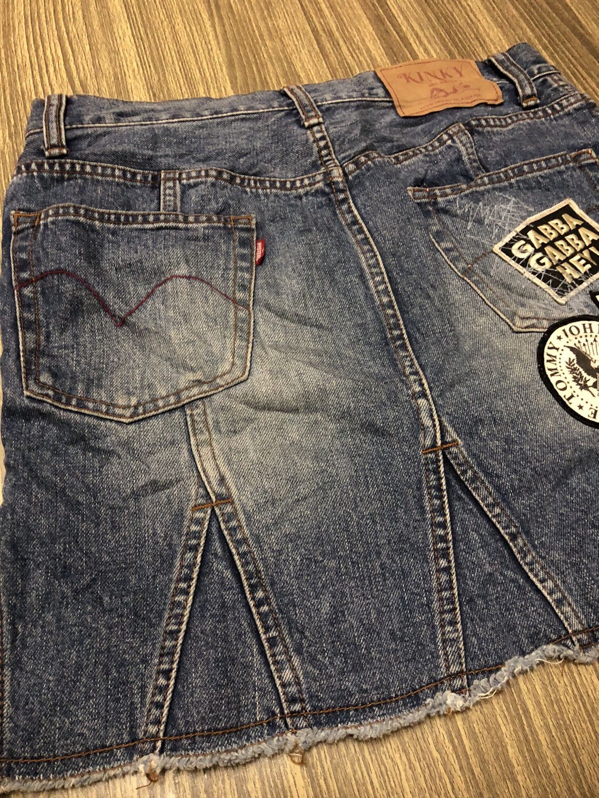 Hysteric Glamour Hysteric Heavy Kinky Ramones Patches Distressed Skirt Size 30" / US 8 / IT 44 - 6 Thumbnail