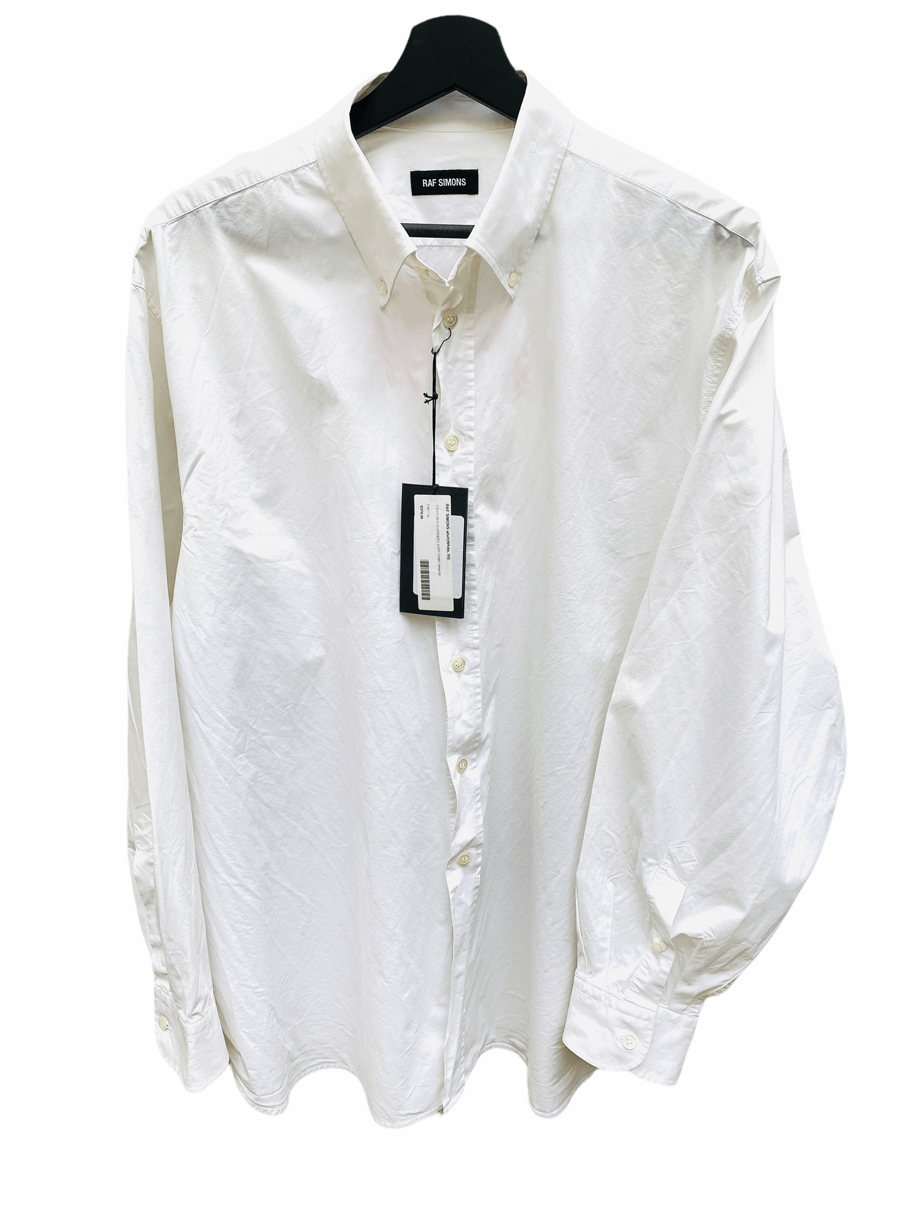 Raf Simons FW 2017 Oversized Blow White Shirt Size US L / EU 52-54 / 3 - 2 Thumbnail