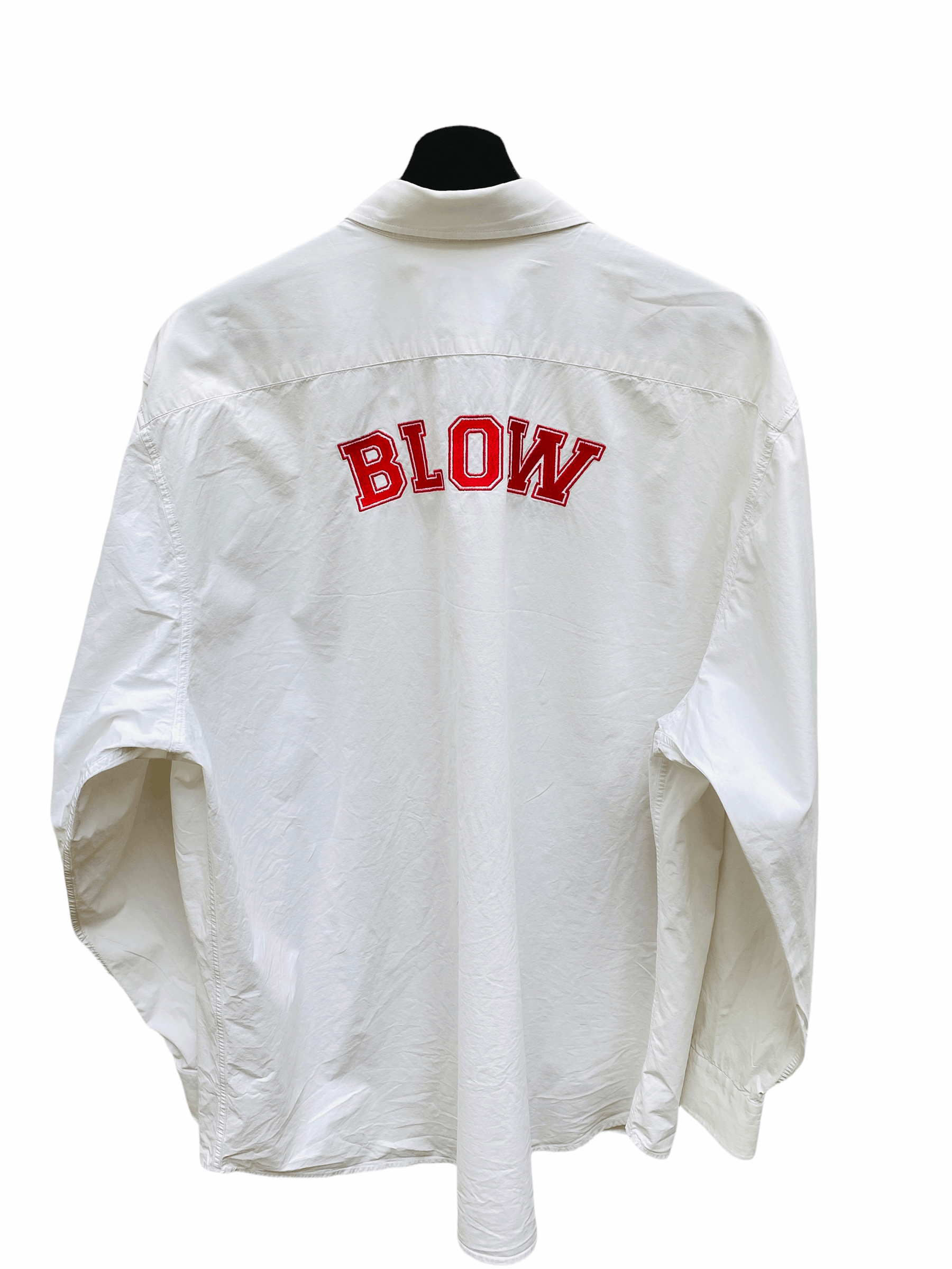 Raf Simons FW 2017 Oversized Blow White Shirt Size US L / EU 52-54 / 3 - 1 Thumbnail