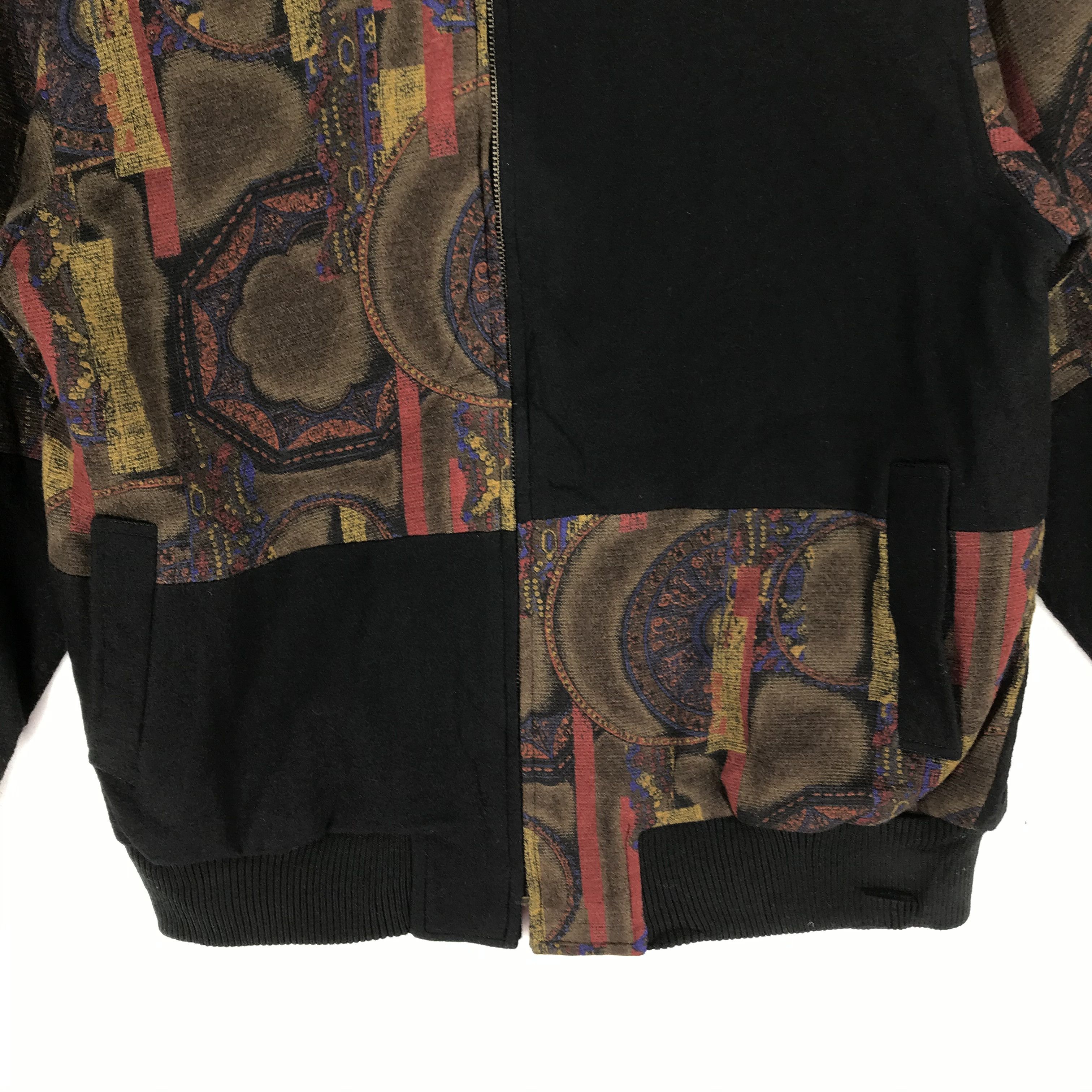 Japanese Brand Nice Design Patchwork Wool Jacket Fashion Style #2215-87 Size M / US 6-8 / IT 42-44 - 3 Thumbnail