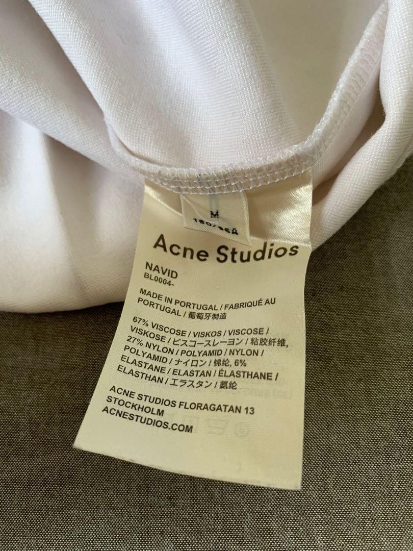 Acne Studios Acne Studios neck logo tee Size US M / EU 48-50 / 2 - 4 Thumbnail