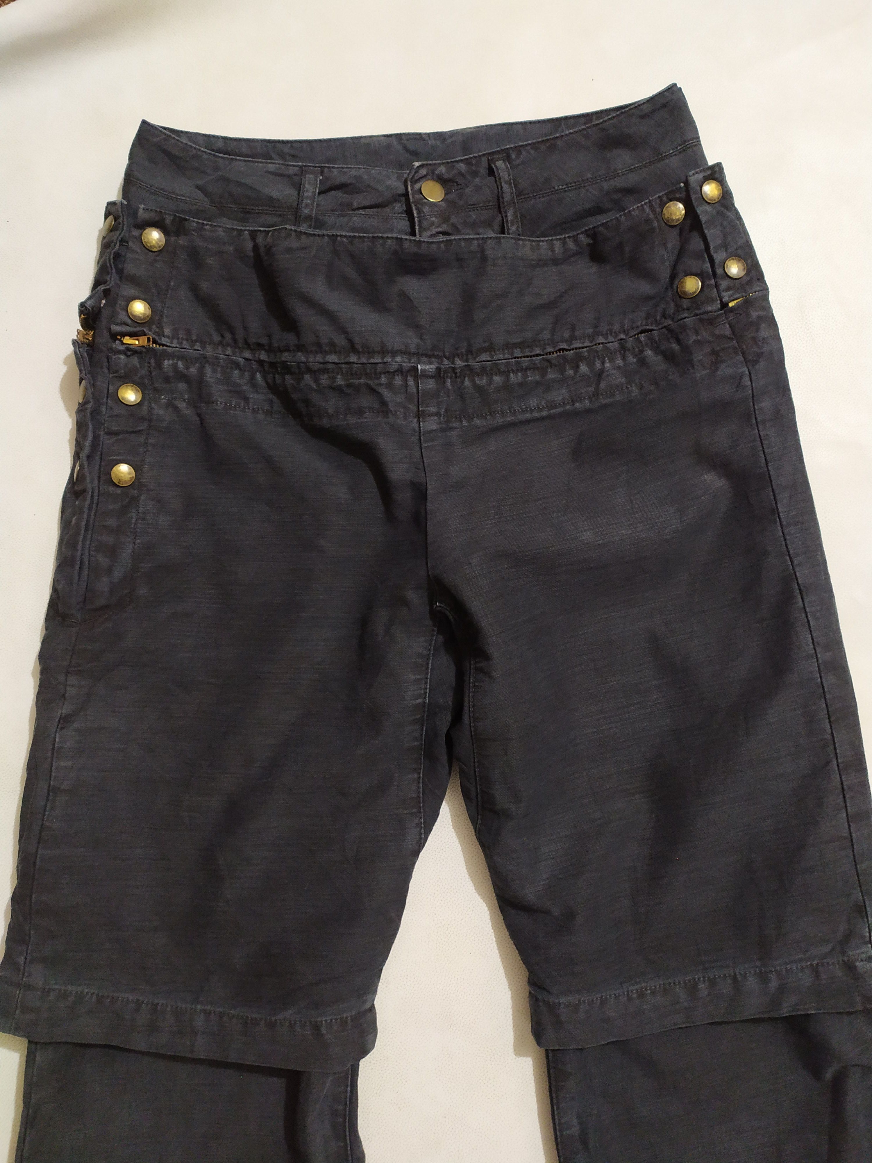 Japanese Brand 🔥Jelly Garcia Japan Heavy Layered Design Pants Size US 29 - 2 Thumbnail