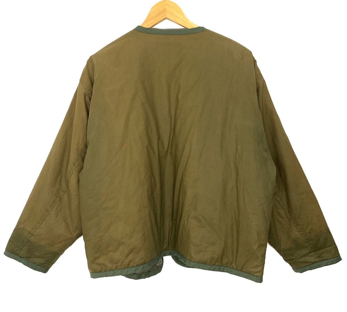 Issey Miyake 🇯🇵 Issey Miyake Flight Bomber Green Overdyed Jacket Size US L / EU 52-54 / 3 - 5 Thumbnail