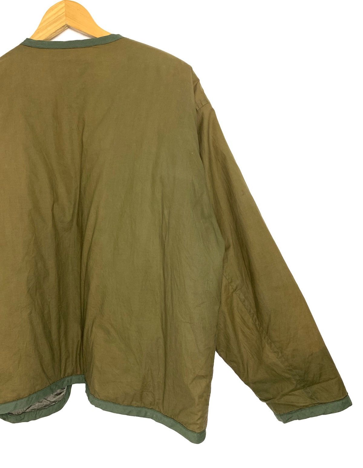 Issey Miyake 🇯🇵 Issey Miyake Flight Bomber Green Overdyed Jacket Size US L / EU 52-54 / 3 - 7 Thumbnail