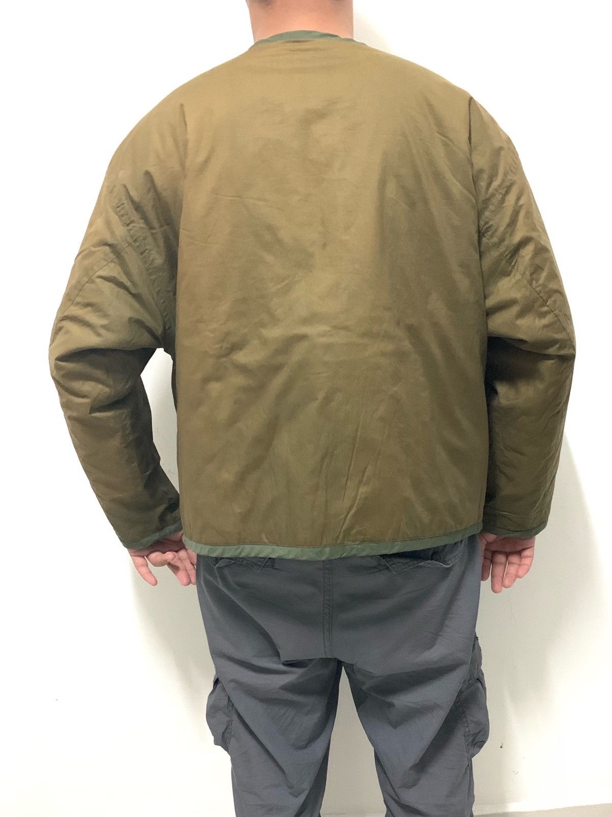 Issey Miyake 🇯🇵 Issey Miyake Flight Bomber Green Overdyed Jacket Size US L / EU 52-54 / 3 - 13 Thumbnail