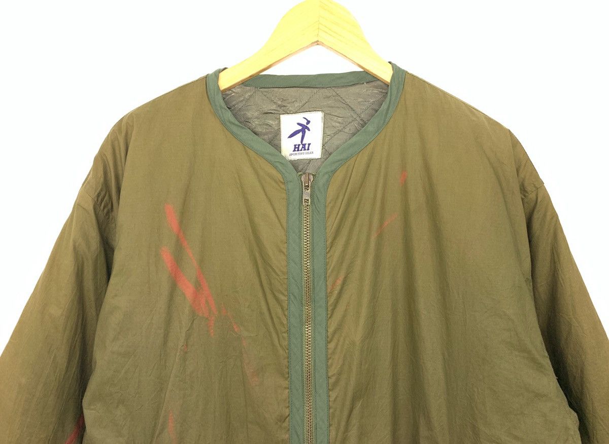 Issey Miyake 🇯🇵 Issey Miyake Flight Bomber Green Overdyed Jacket Size US L / EU 52-54 / 3 - 2 Thumbnail